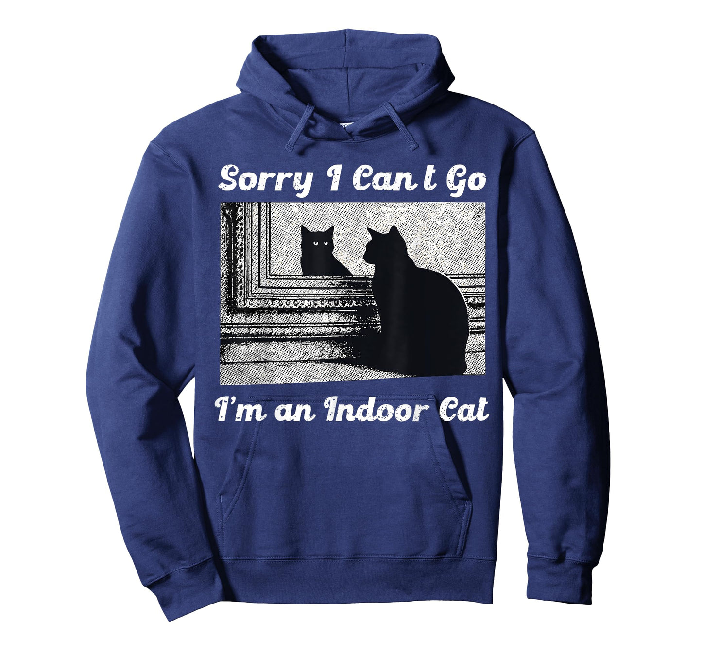 Sorry I Can’t Go I’m an Indoor Cat Funny Indoor Kitten T-Shirt