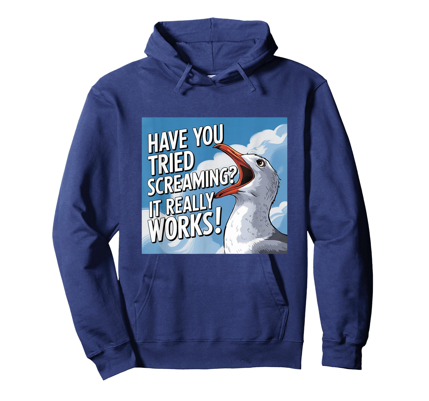 But Have You Tried Screaming Cat Funny Seagull Meme T-Shirt for Men Women