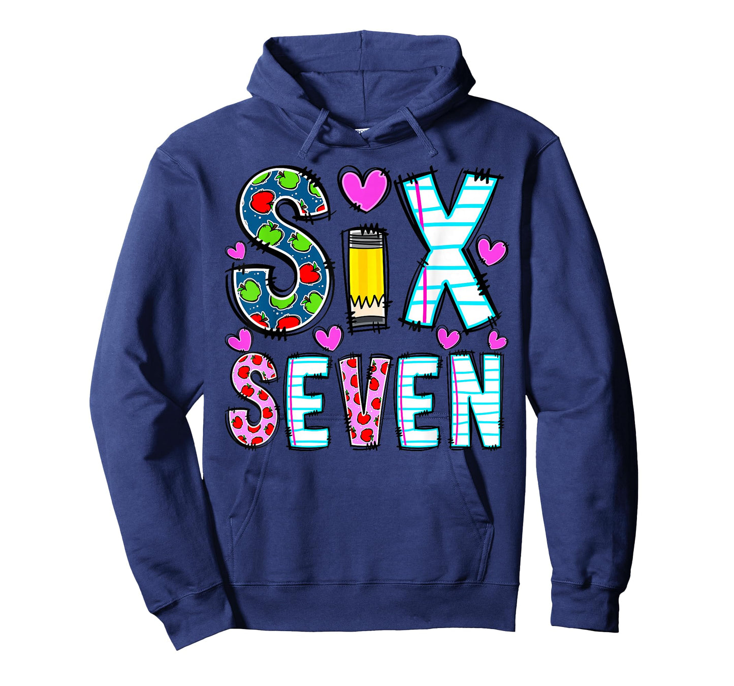 Funny Six Seven 6 7 Meme Teacher Tee for Men Women Boy Girl T-Shirt