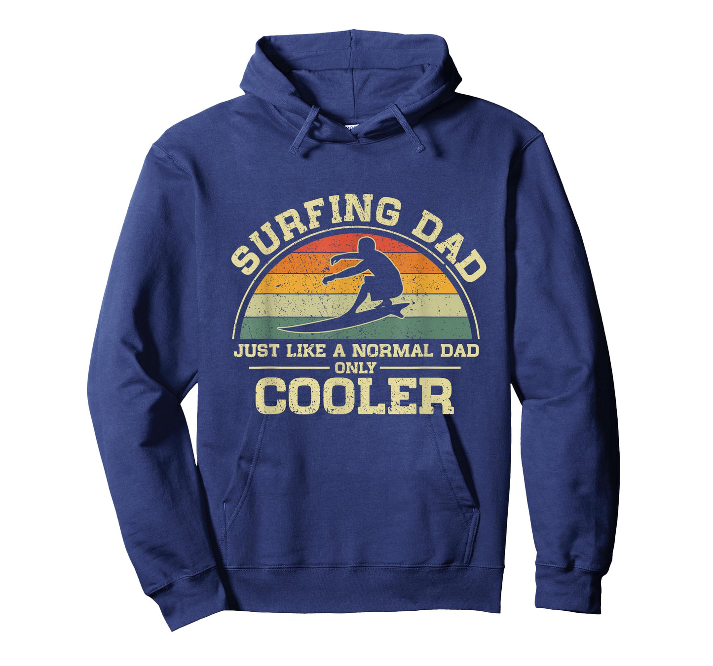 Vintage Surfing Dad Just Like A Normal Dad Only Cooler T-Shirt