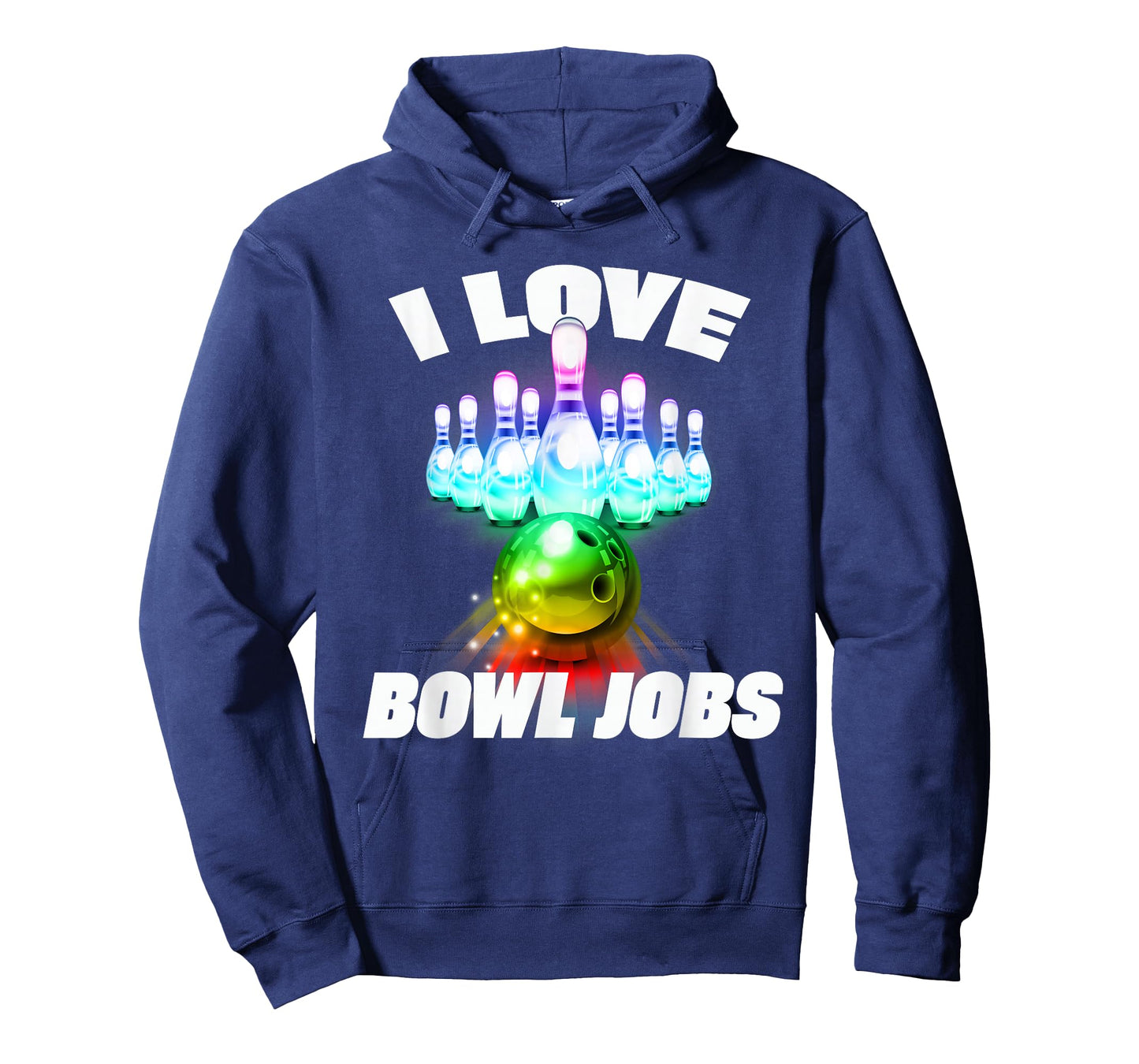 I love Bowl Jobs Gay rainbow matching team bowling T-Shirt