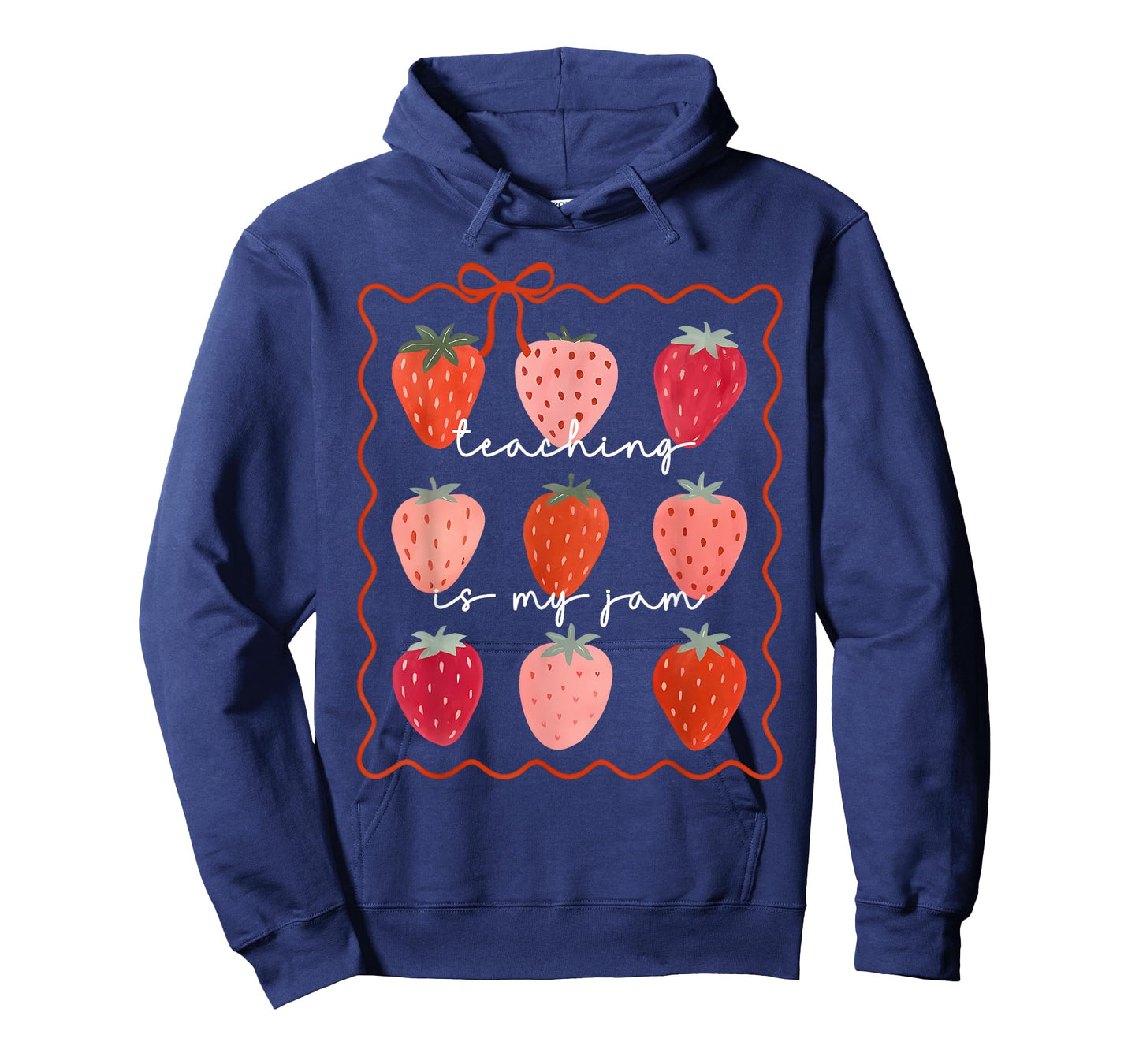 Teaching is My Jam Cute Strawberry Teacher Appreciation T-Shirt