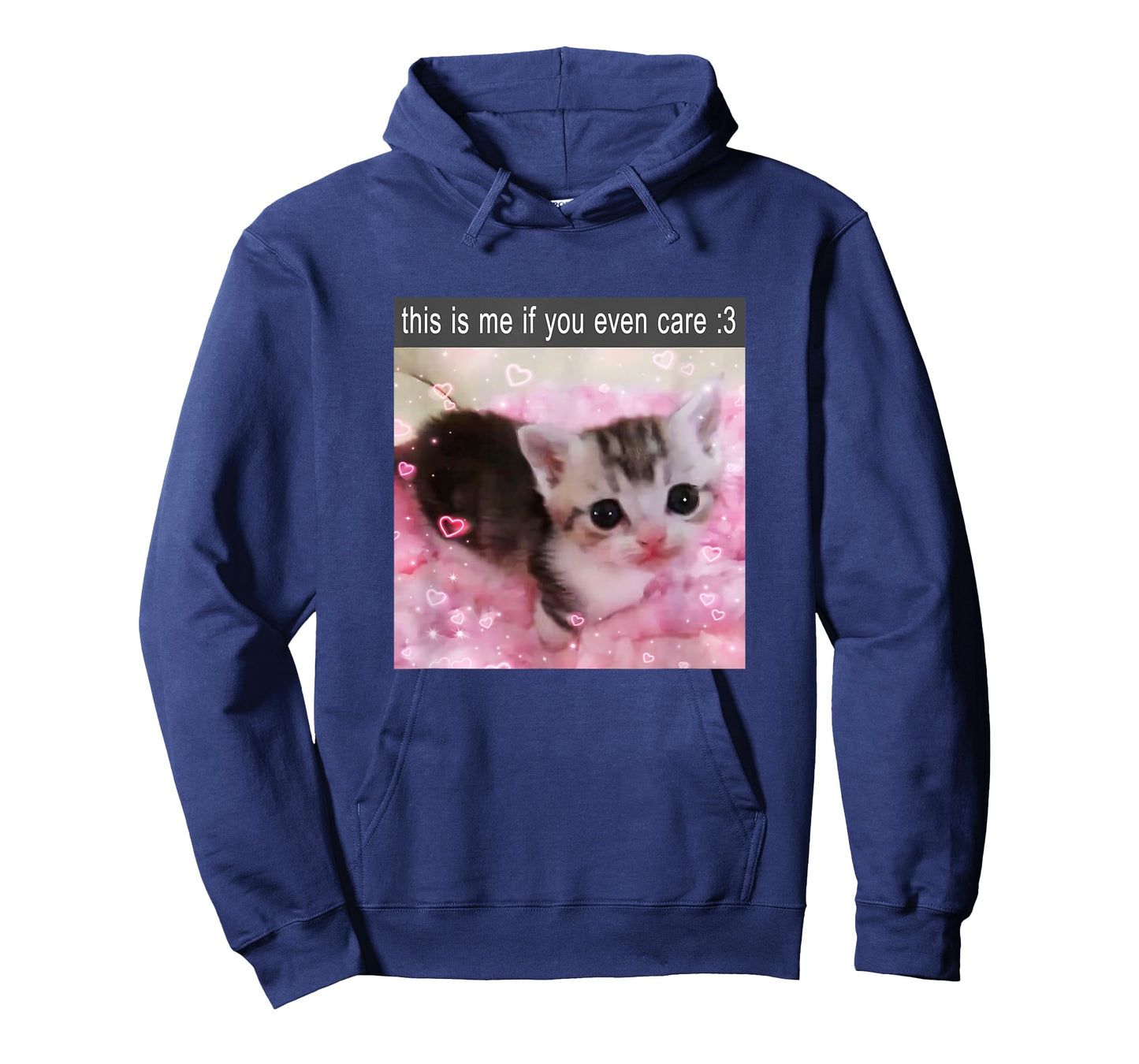This is Me If You Even Care Cute Silly Cat Meme T-Shirt