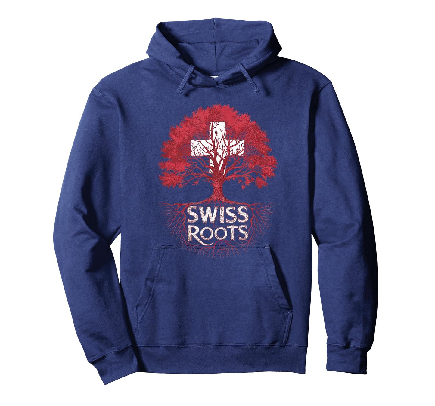 Swiss Roots - Switzerland Flag Colors Family Tree Souvenir T-Shirt