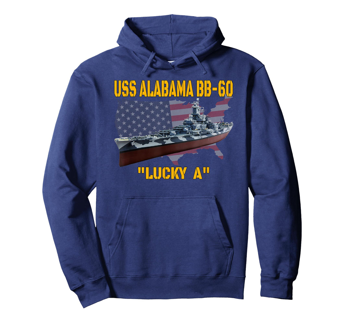 WW2 American Warship & USS Alabama BB-60 Battleship Veterans T-Shirt
