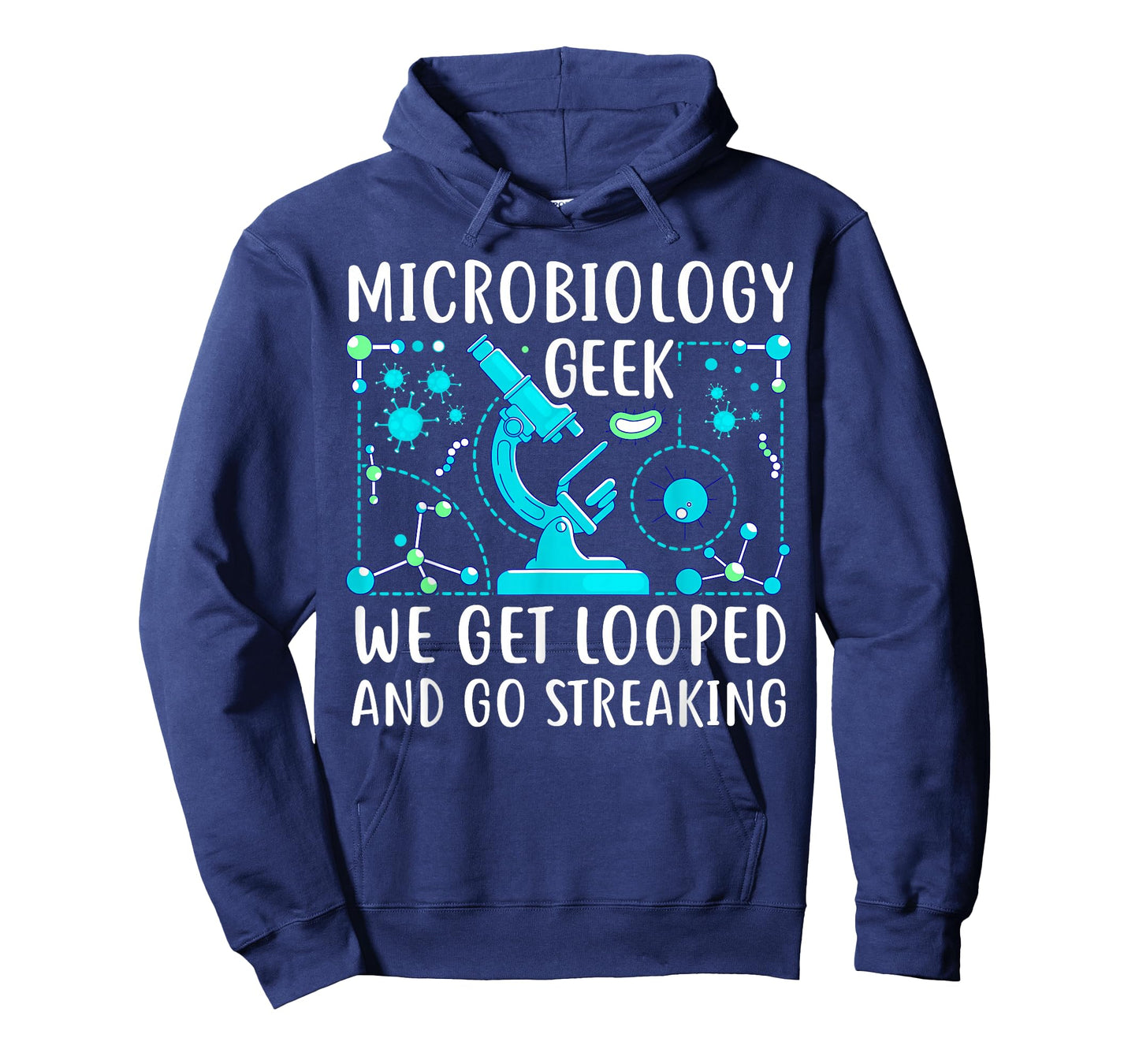 Funny Microbiology Teacher College Bacteria - We Get Looped T-Shirt