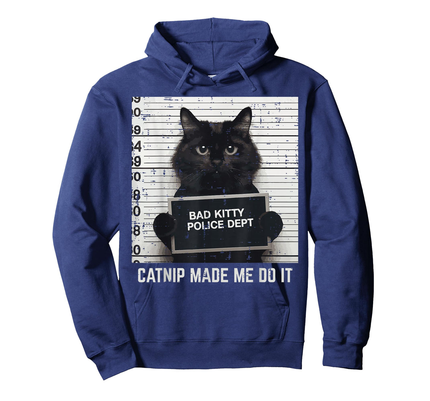 Cat Bad Police Dept Catnip Funny Kitten Men Women Kids T-Shirt