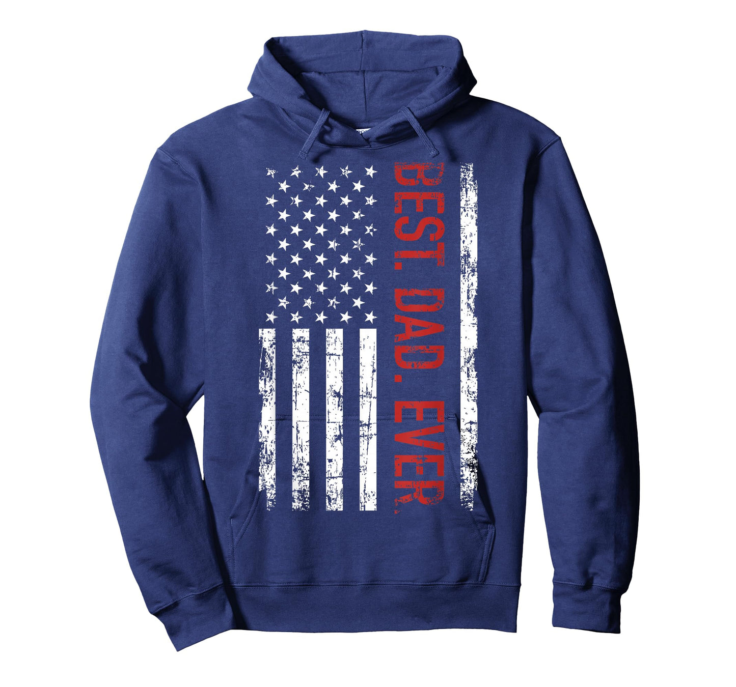 Best dad ever US american flag gift for father's day Short Sleeve T-Shirt