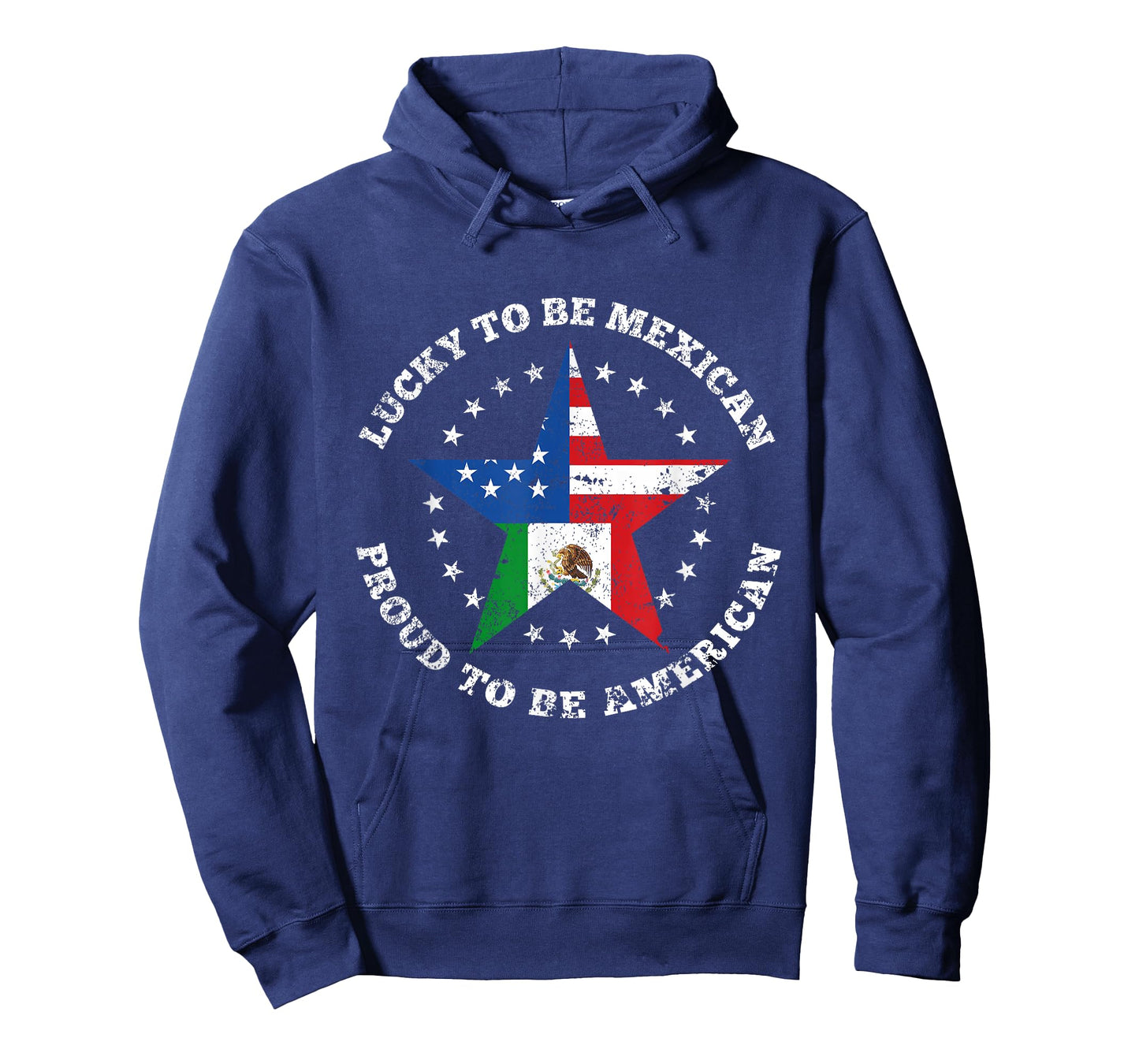 Lucky to be Mexican, Proud to be American Flag T-Shirt T-Shirt
