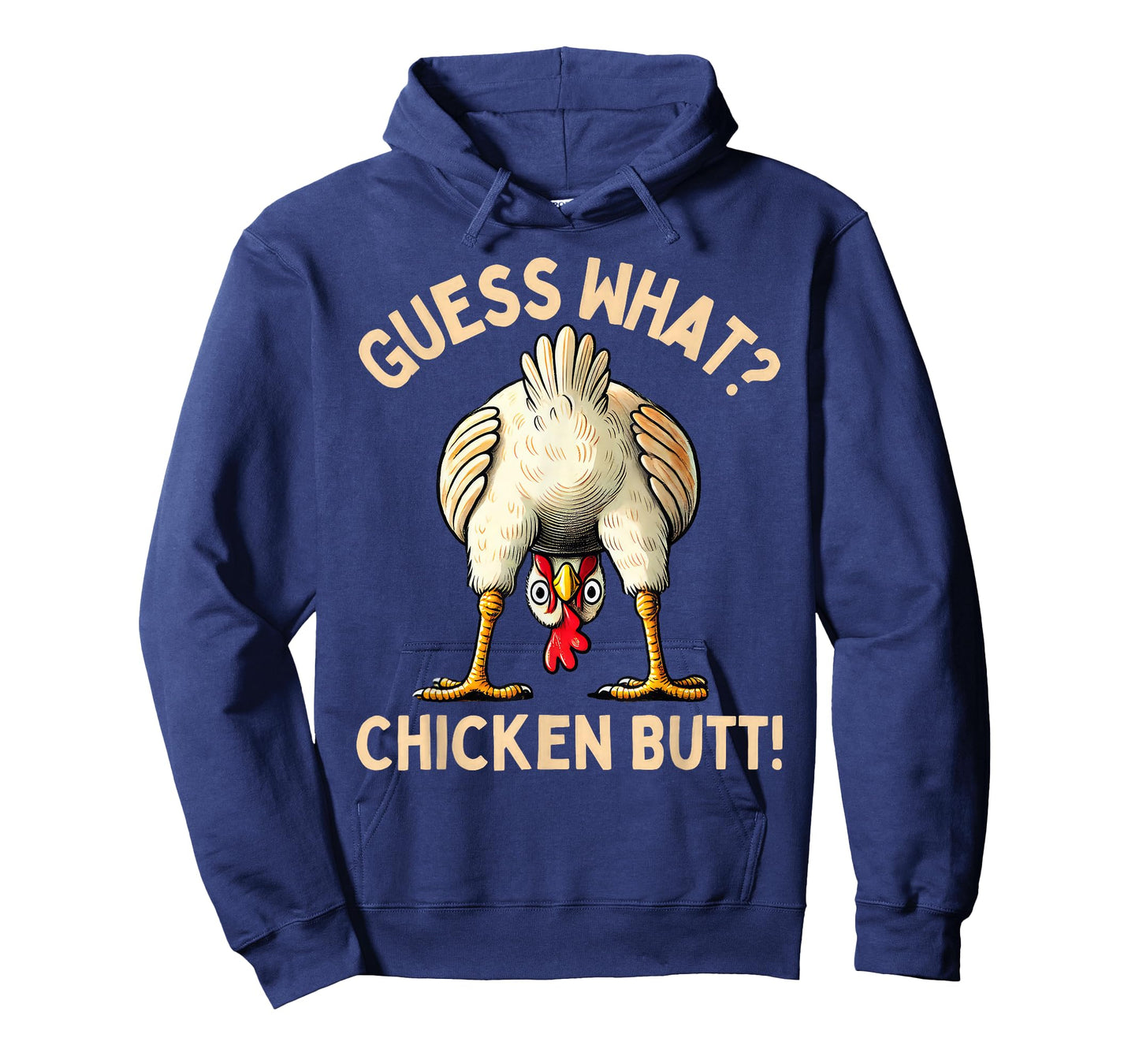 Guess What Chicken Butt Chicken Lover Funny Chicken Meme T-Shirt