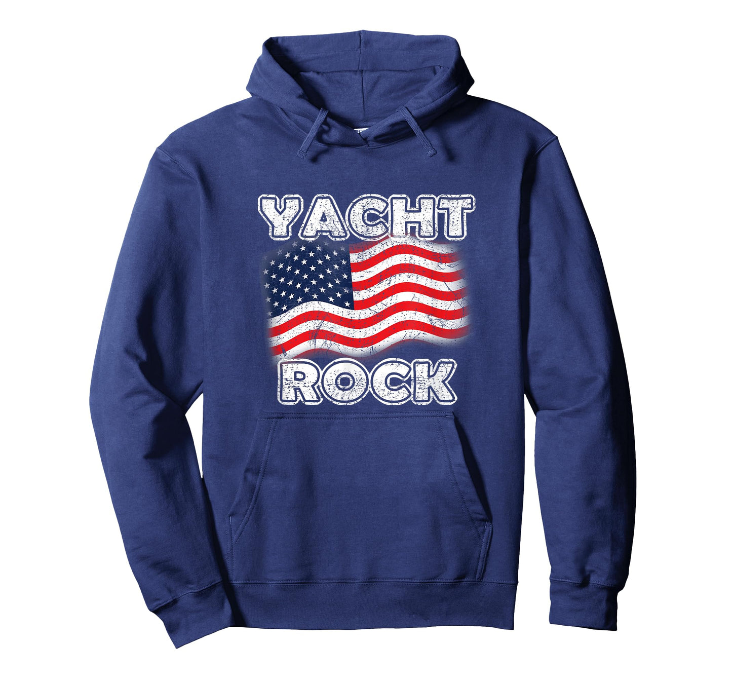 Yacht Rock American Flag Fun July 4th Maritime Vintage Style Women Men T-Shirt
