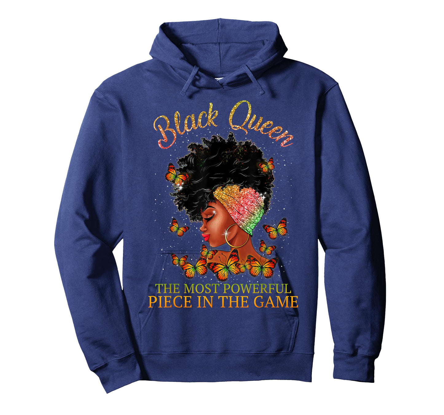 Black Queen The Most Powerful Piece in The Game Melanin Girl T-Shirt