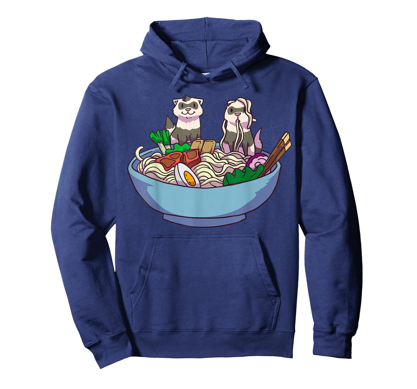 Ferret Ramen Noodles Anime Kawaii Japanese Otaku Gift T-Shirt Small