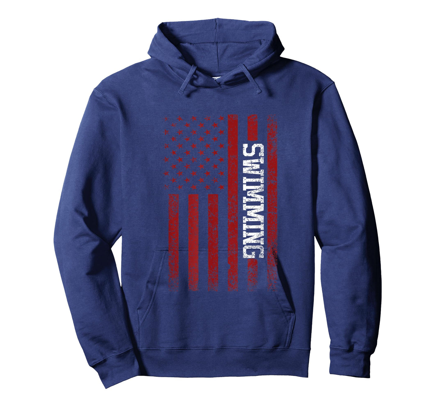 USA Flag American Swimming Team Swimmer T-Shirt
