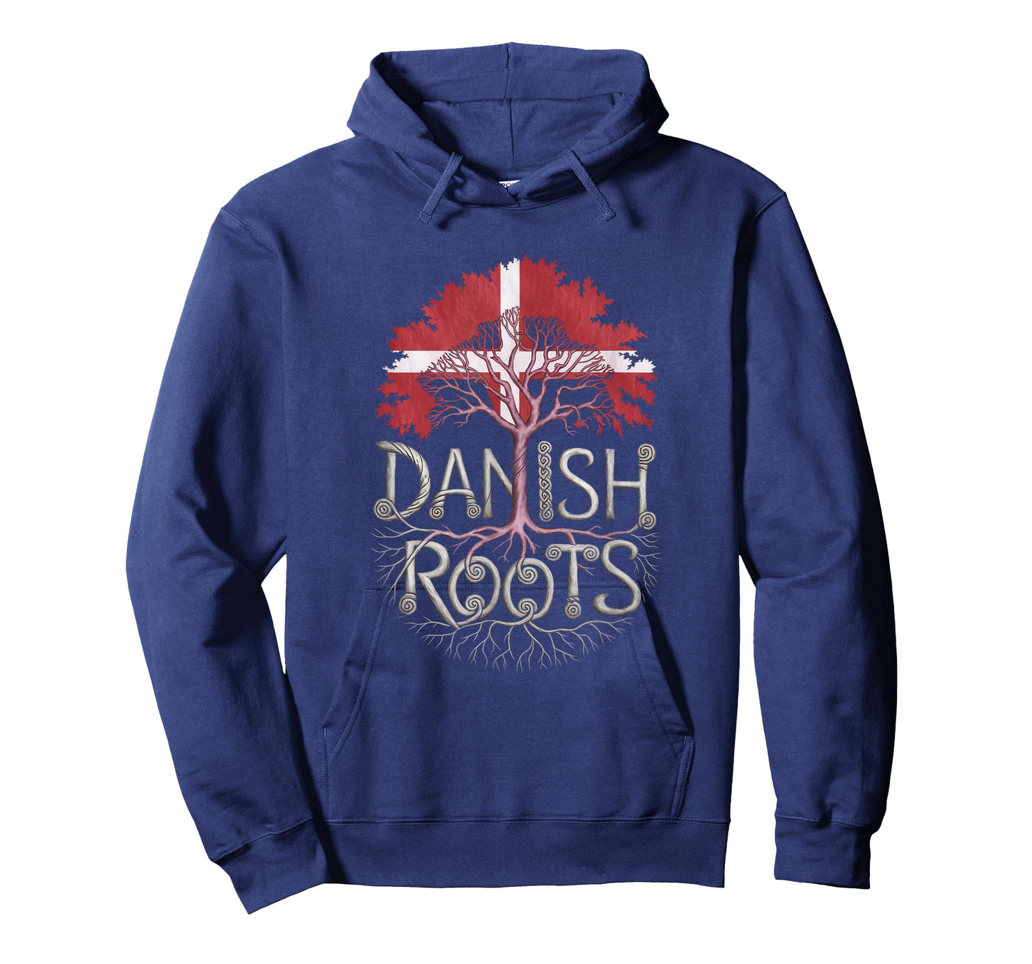 Danish Roots - Denmark Flag Colors Family Tree Souvenir T-Shirt