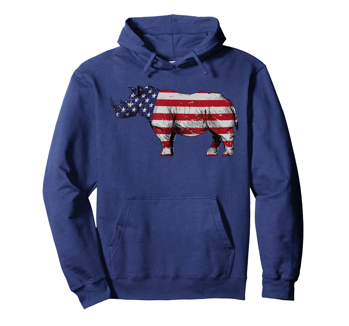 Cool Rhino Design for Men Women Rhinoceros 4th of July Rhino T-Shirt