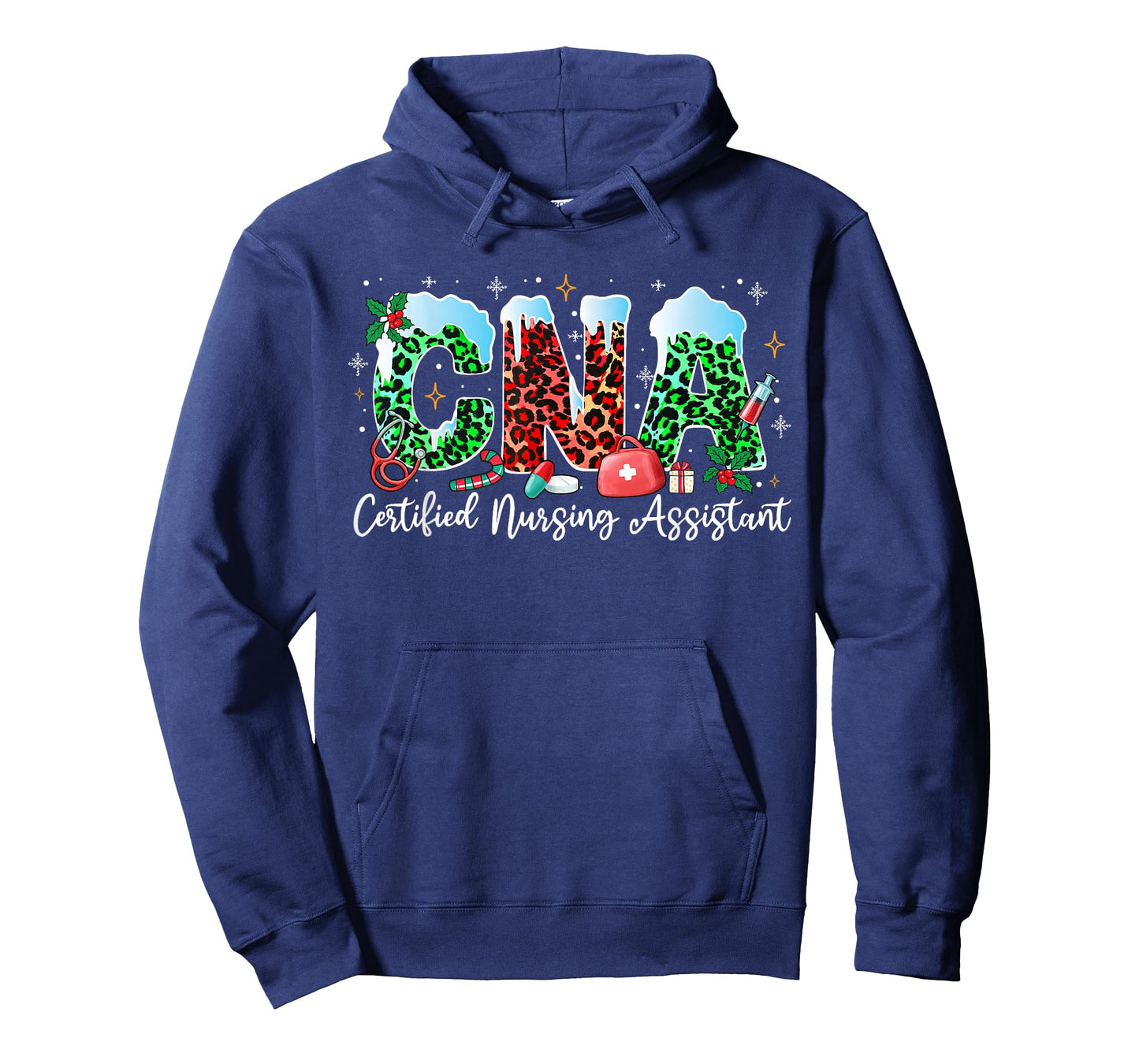CNA Christmas Certified Nursing Assistant Xmas Holiday T-Shirt