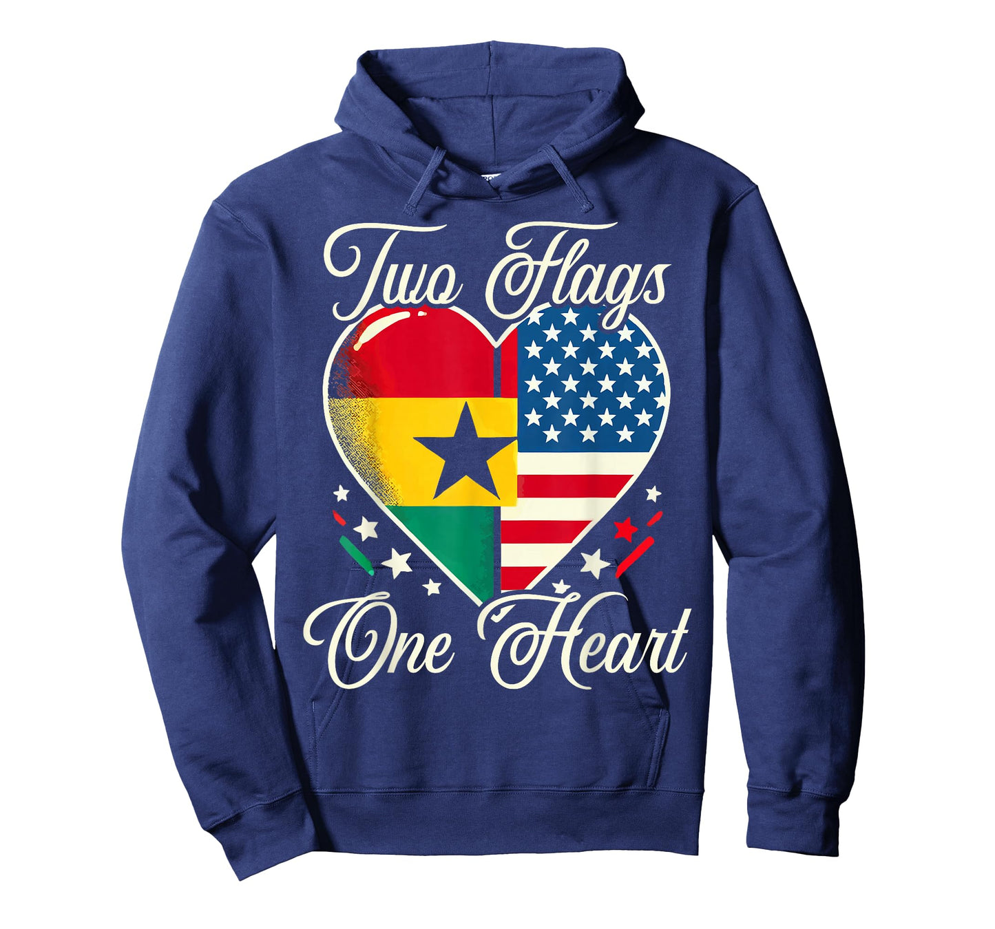 Half Ghanaian Half American USA Flag Ghana America T-Shirt