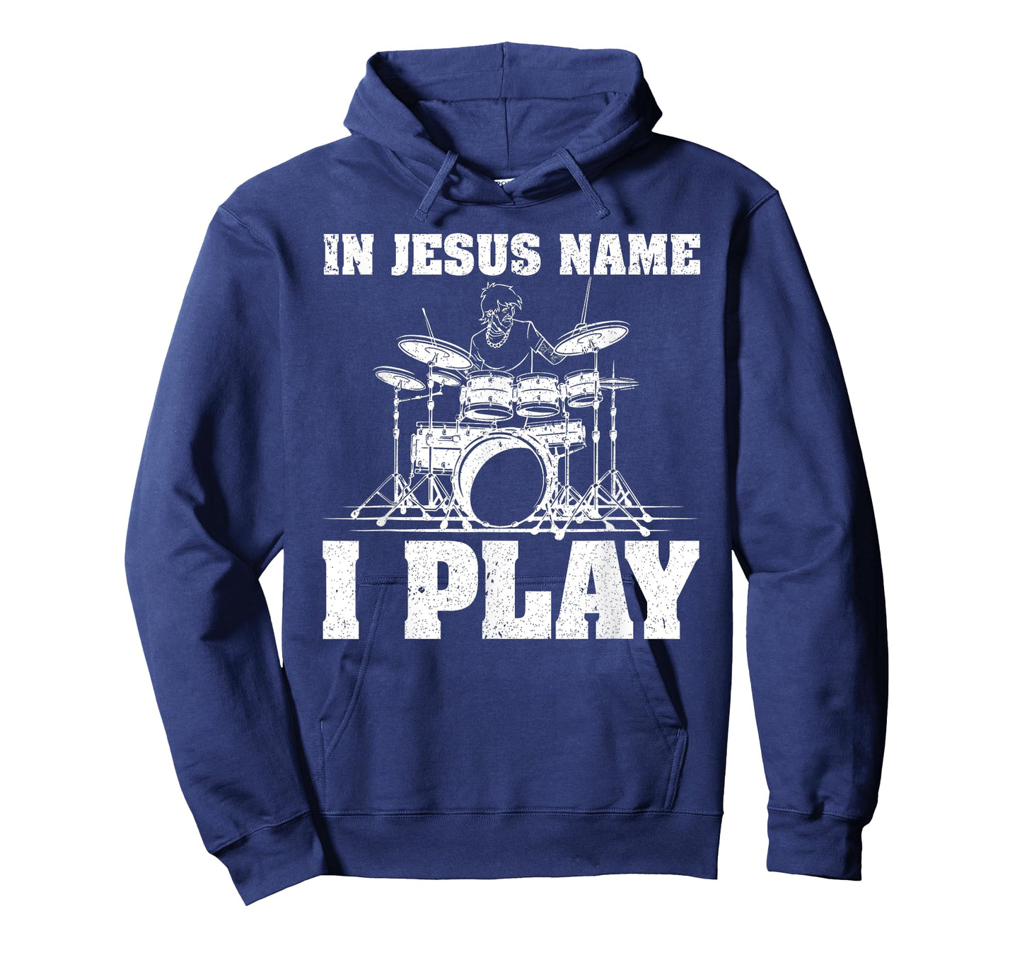 In Jesus Name I Play Christian Drummer Drum Sticks & Drums T-Shirt