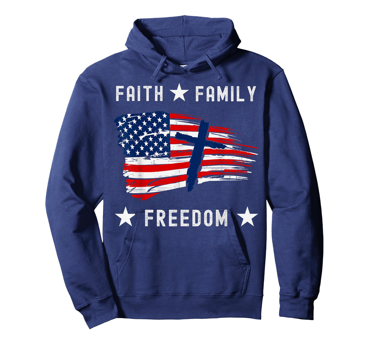 Faith Family Freedom America Patriotic Christian T-Shirt