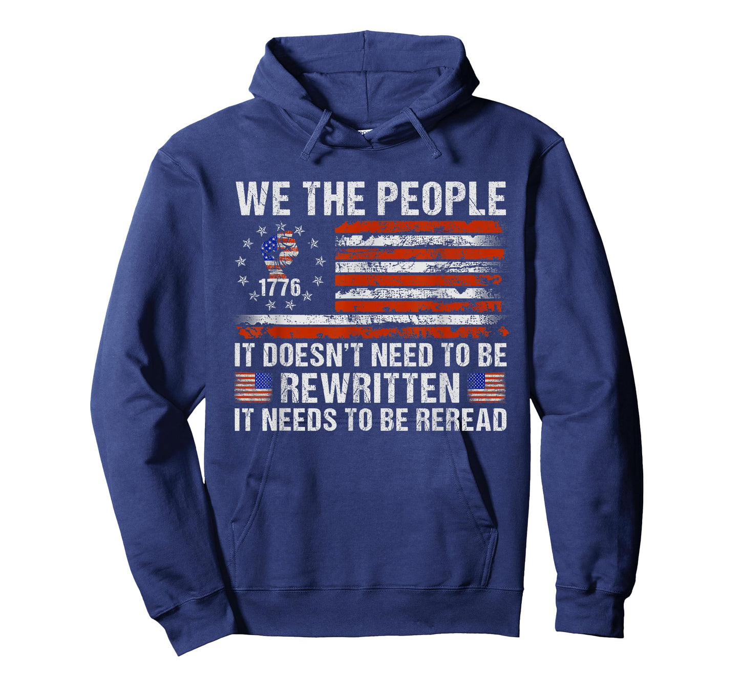 We The People American Flag Patriotic 1776 USA Retro Gifts T-Shirt