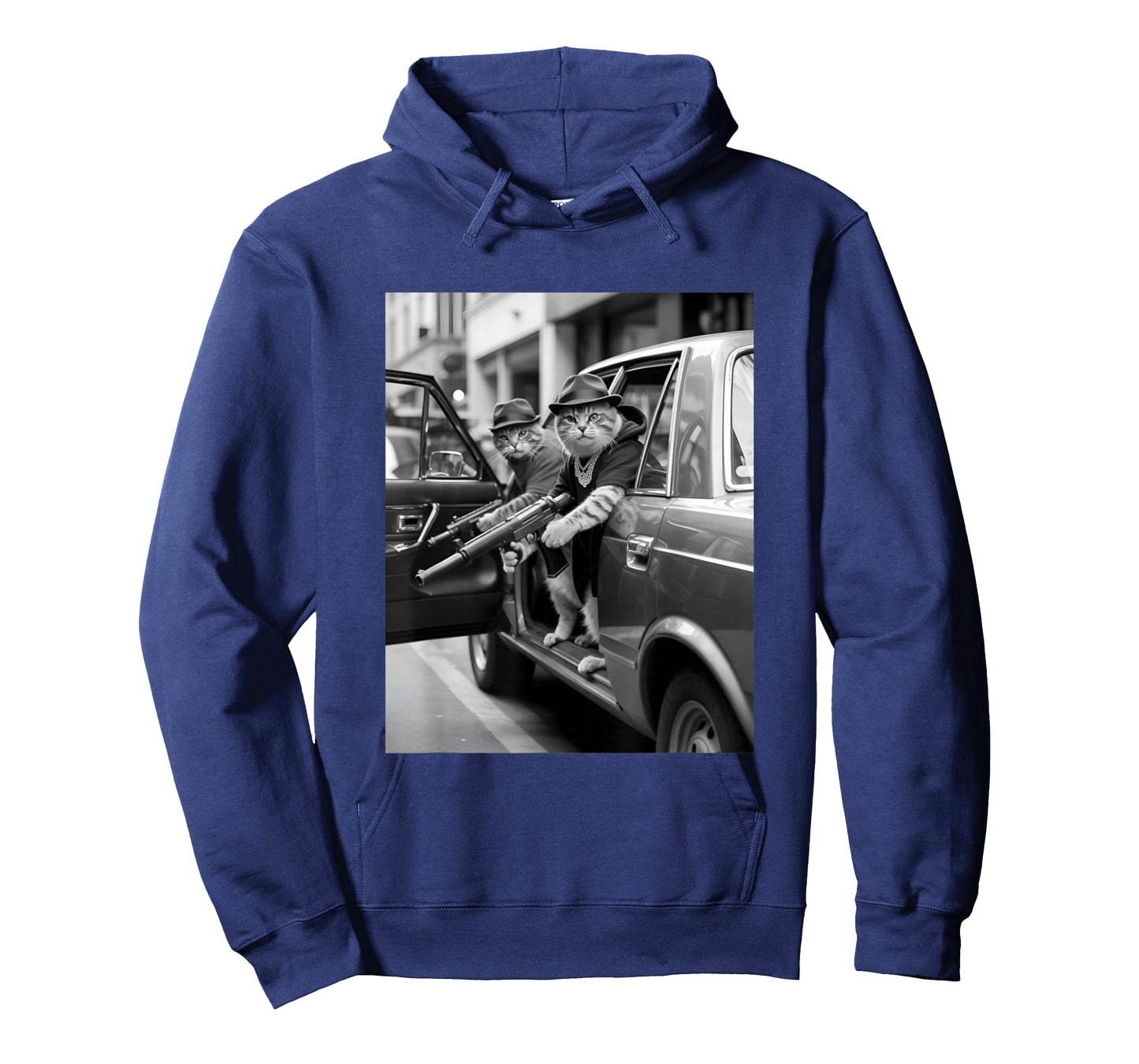 Funny Mafia Street Gangster Cats Meme T-Shirt