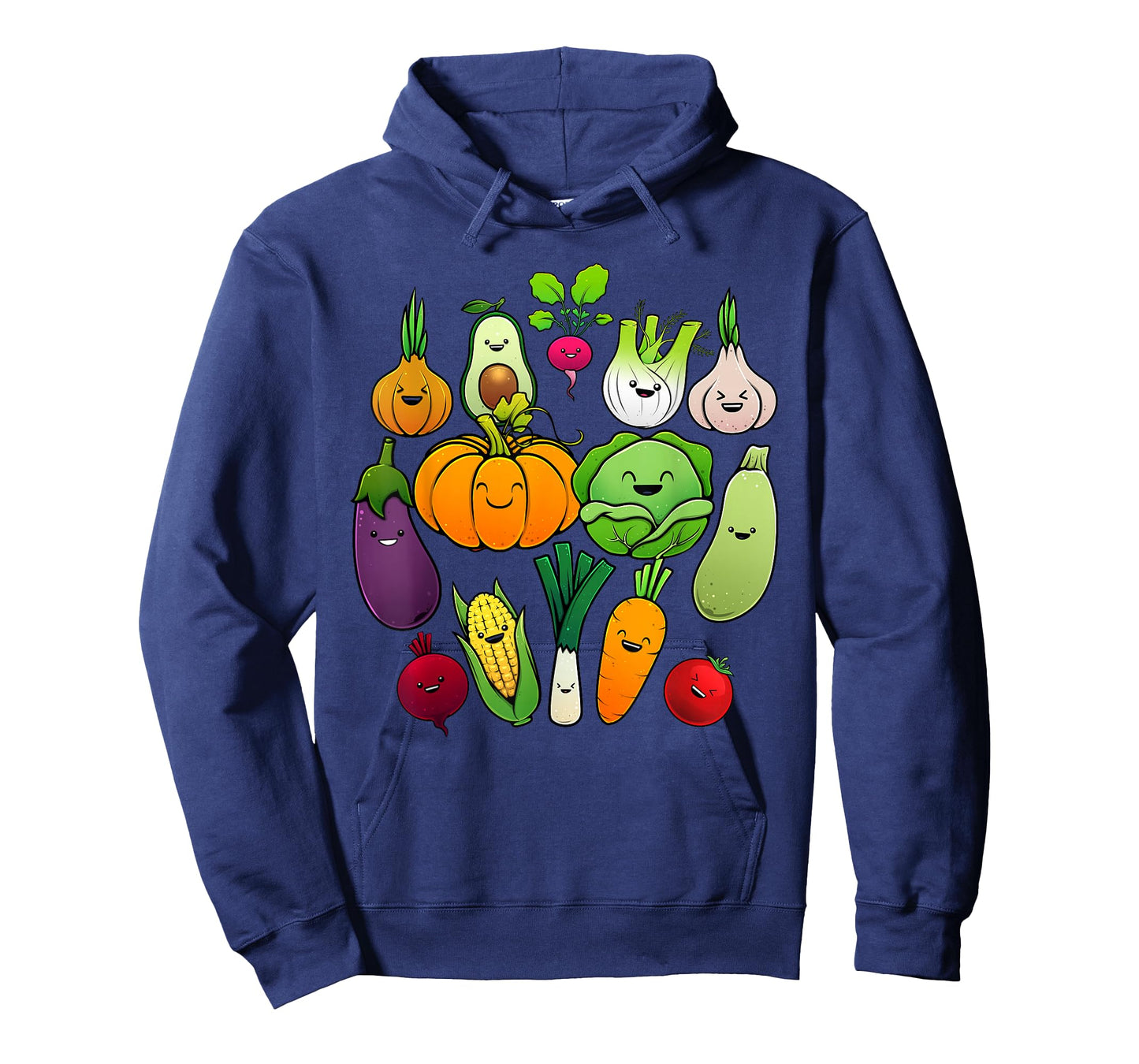 Cute Vegetable Art Men Women Healthy Veggie Vegan Gardening T-Shirt