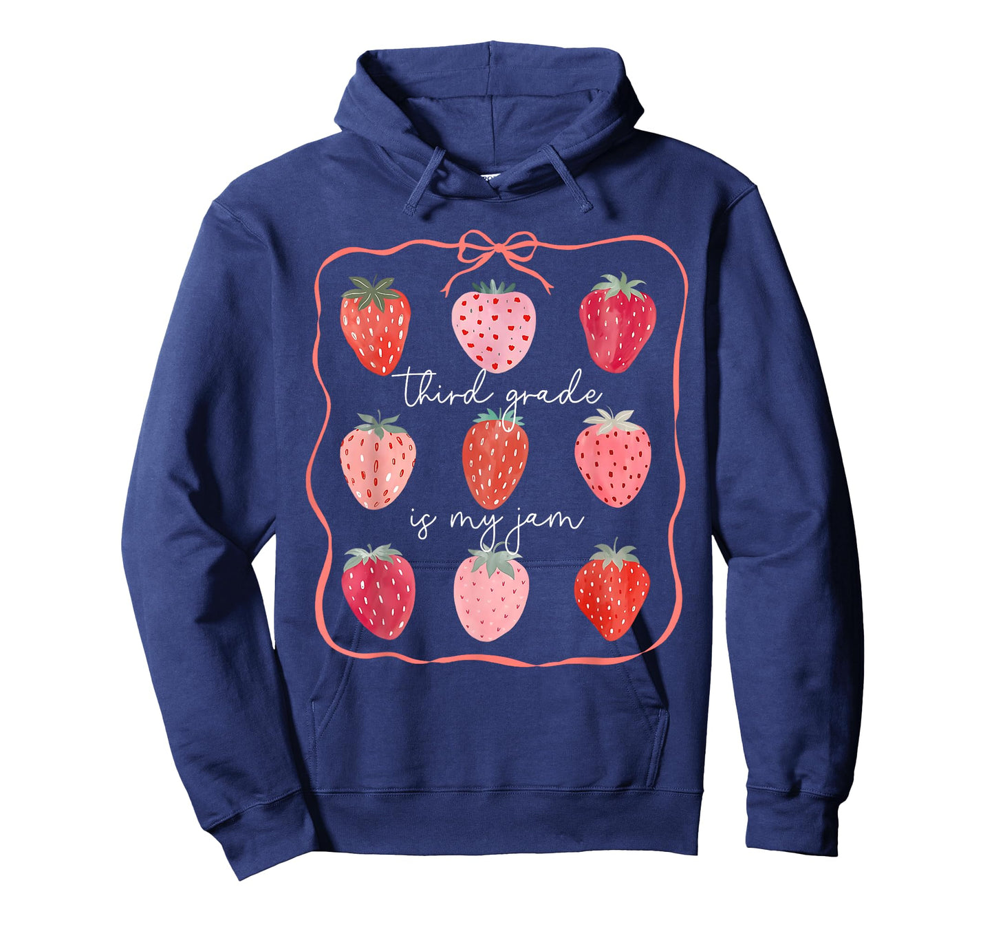 Third Grade is My Jam 3rd Grade Strawberry Back to School T-Shirt