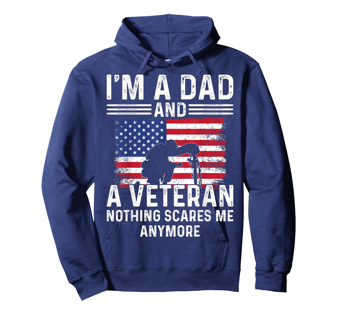 Patriotic Veterans Day I'm A Dad And A Veteran T-Shirt