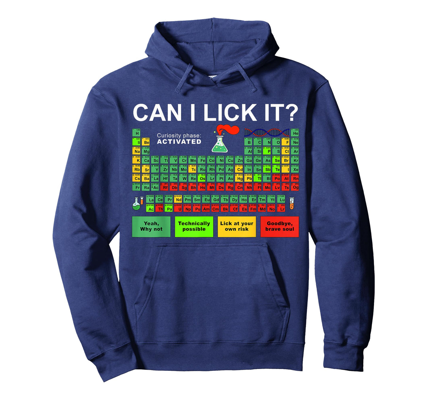 Can I Lick It Periodic Table Of Elements Science Student T-Shirt
