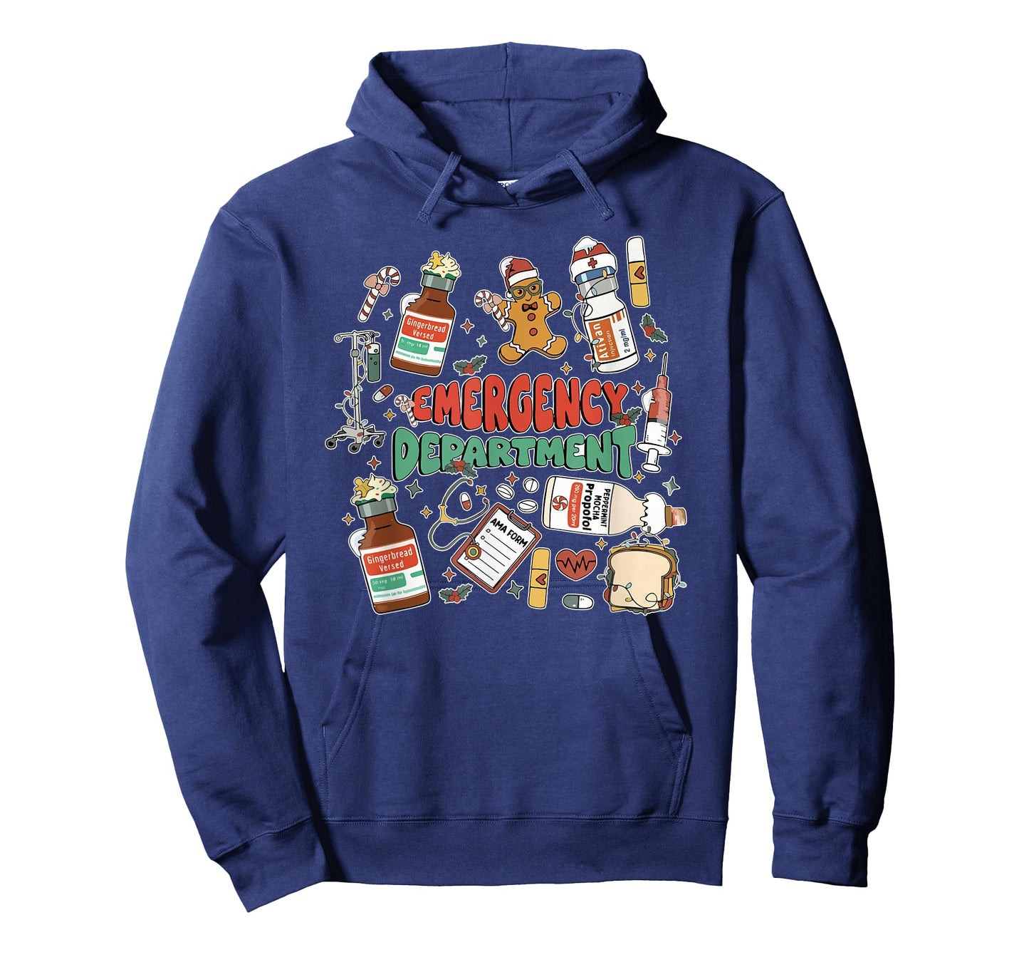 Christmas Emergency Room ER RN Nurse Department Healthcare T-Shirt