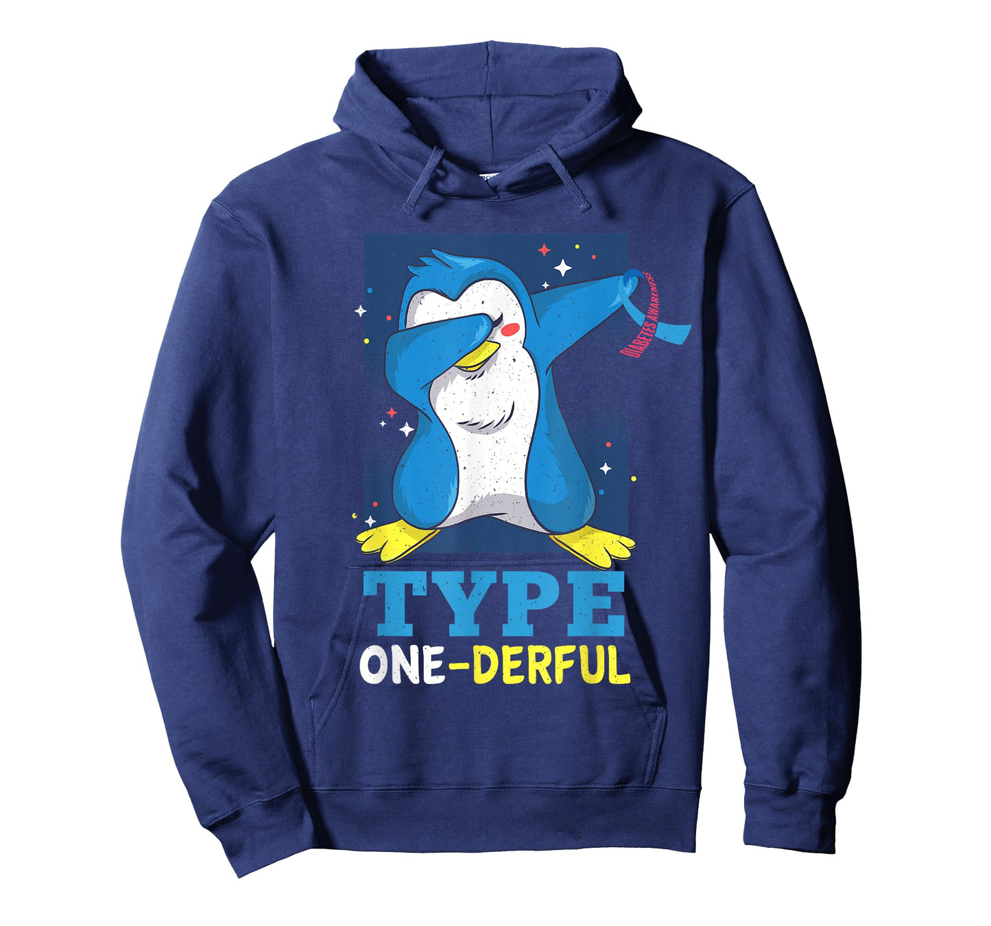 Type 1 Diabetes Kids Funny Diabetic Penguin T-Shirt