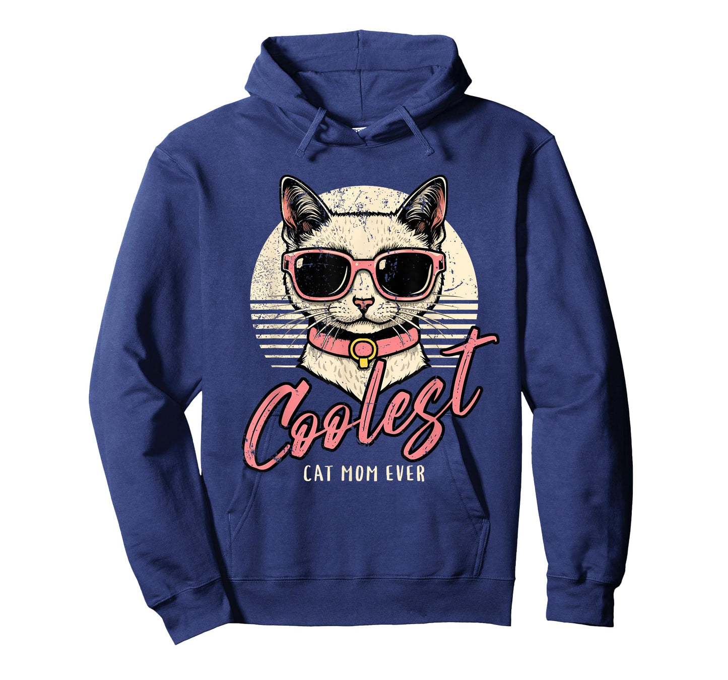 Funny Cat Mom Best Cat Mom Ever Coolest Cat Mama Graphic T-Shirt