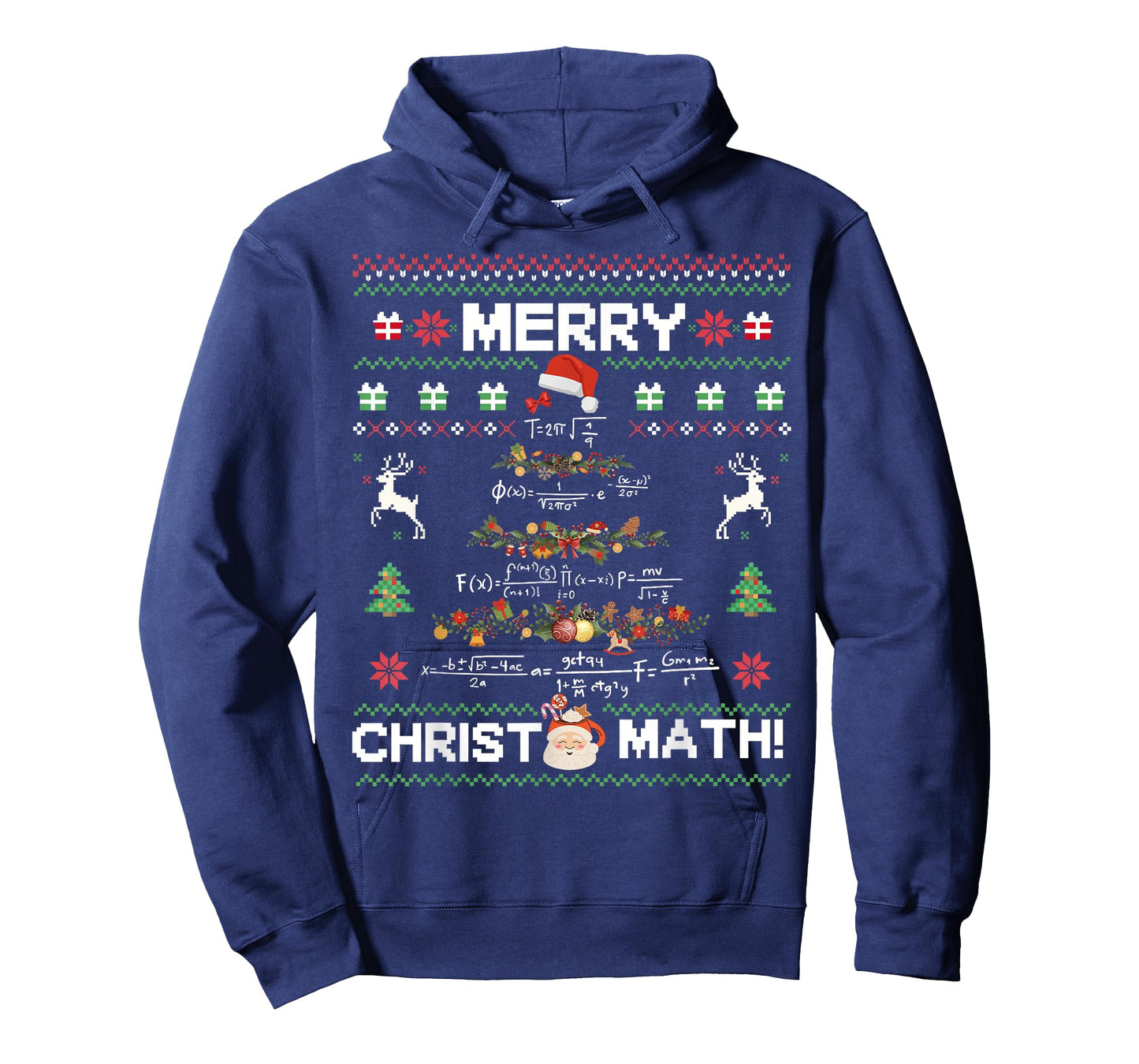 Merry Christmath Funny Christmas Math Tree Student Teacher T-Shirt