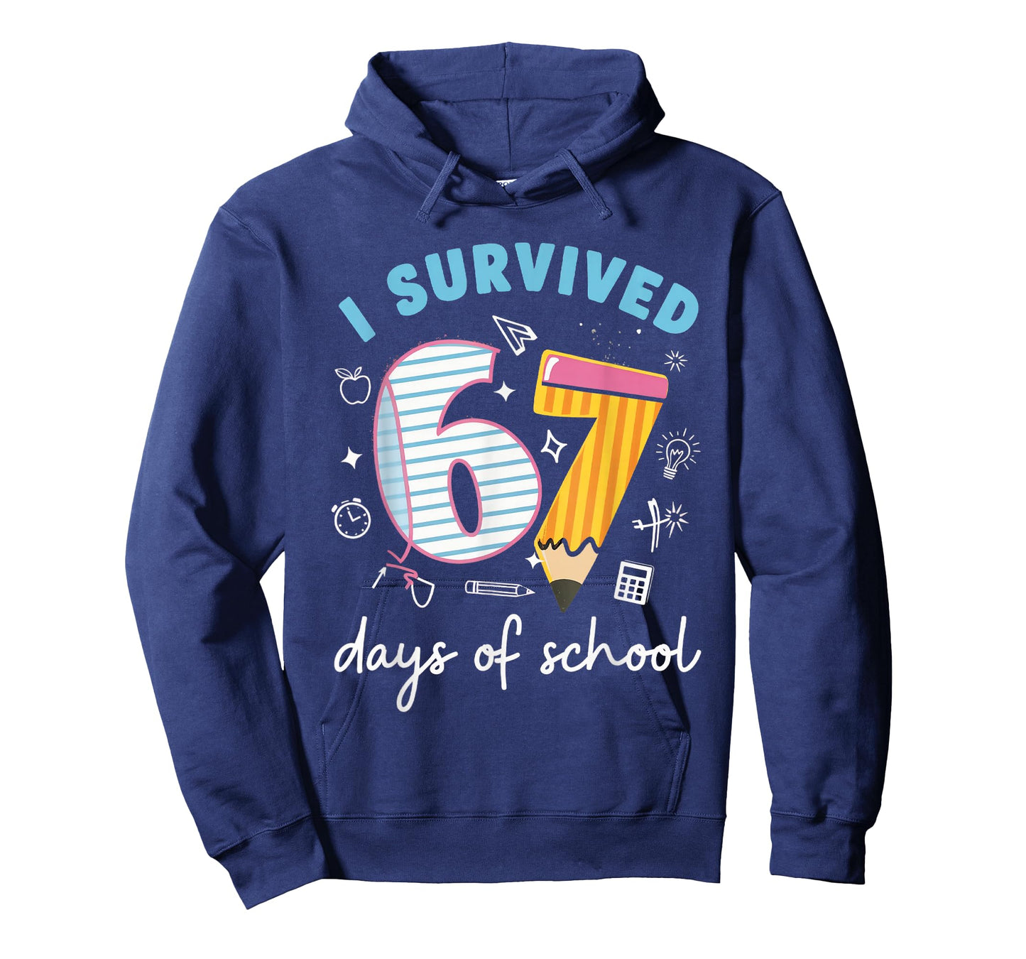 I Survived 67 Days of School Funny Meme Teacher Student T-Shirt