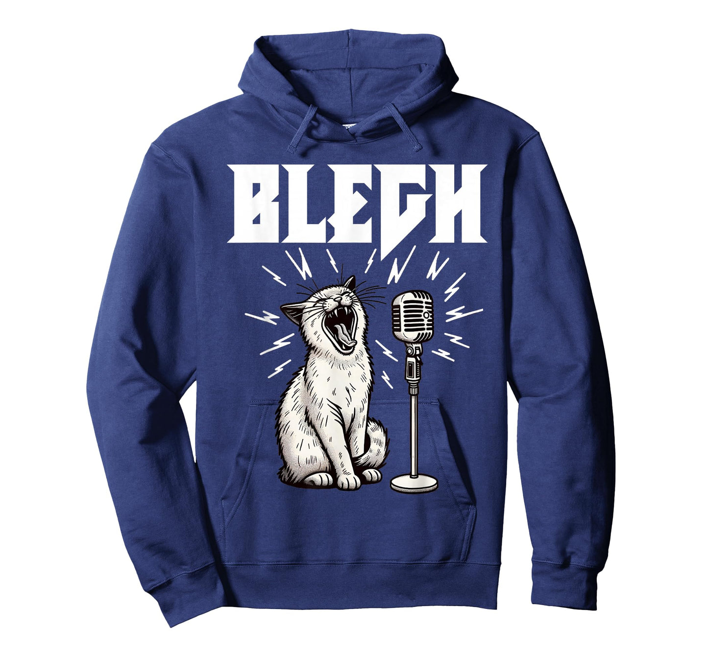 Deathcore Blegh Cat Bleh Funny Metalcore Music Breakdown T-Shirt