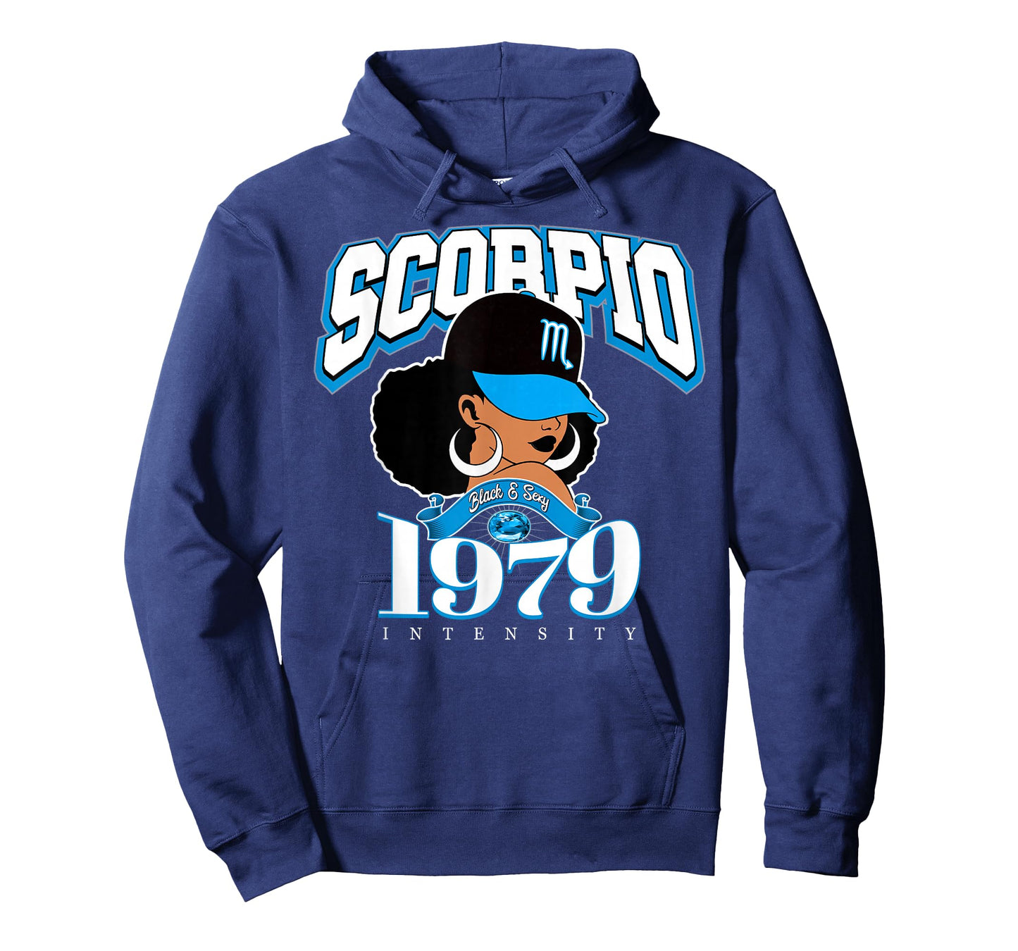 Scorpio 1979 Afro Queen Zodiac Birthday Gifts T-Shirt