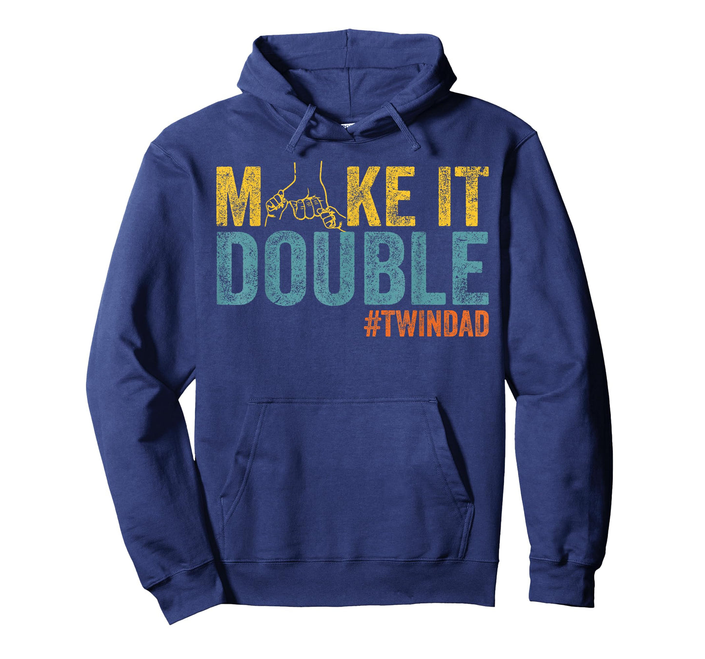 Make It A Double Twin Dad New Dad Expecting Twins T-Shirt