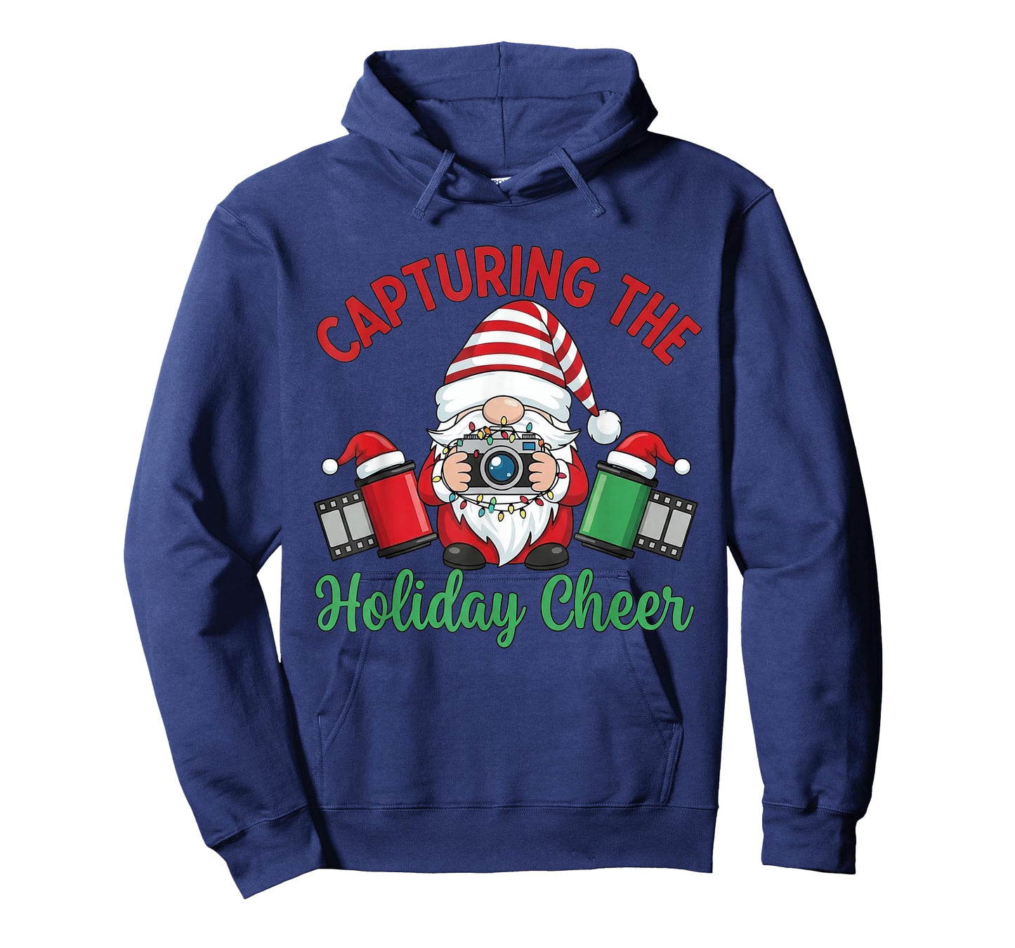 Capturing The Holiday Cheer Christmas Gnome Photographer T-Shirt