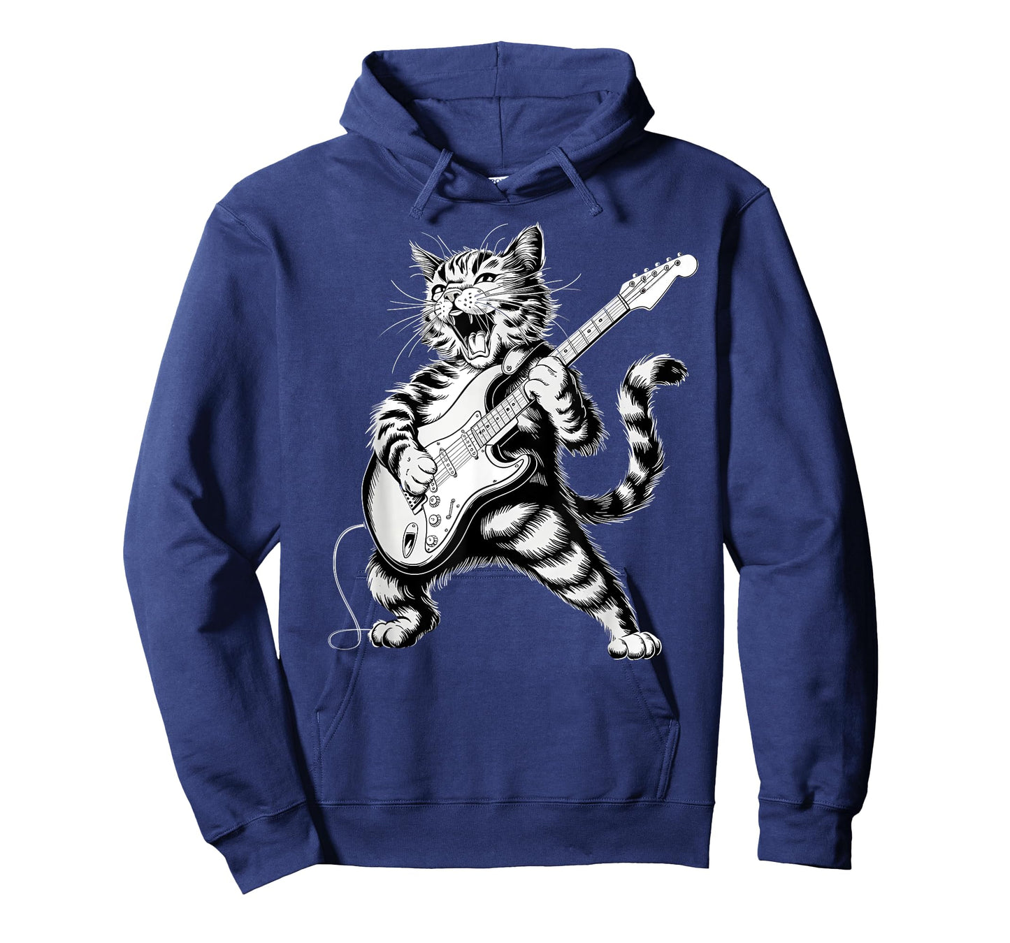 Cat Playing Guitar Guitarist Rock & Roll Music Life Funny T-Shirt