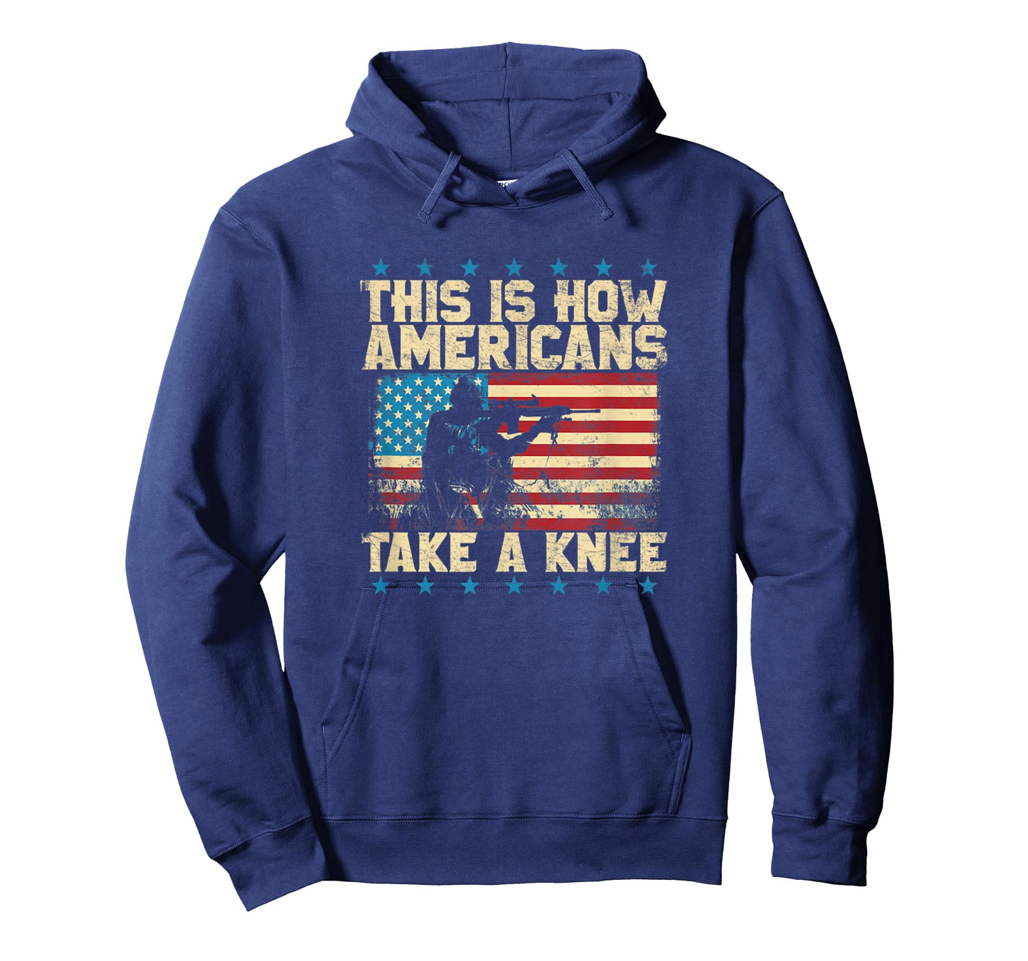 This Is How Americans Take A Knee Sniper American Flag T-Shirt
