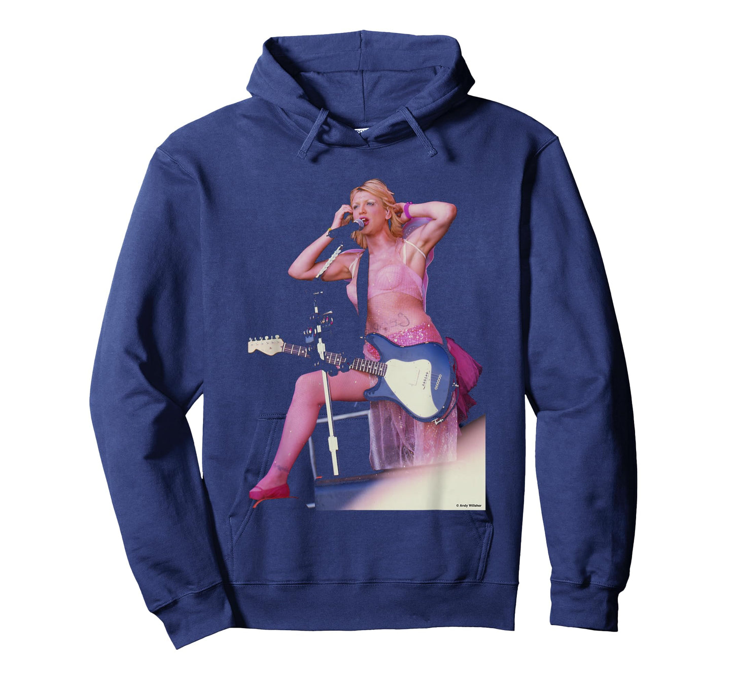 Hole Courtney Love Live Glastonbury 1999 by Andy Willsher T-Shirt