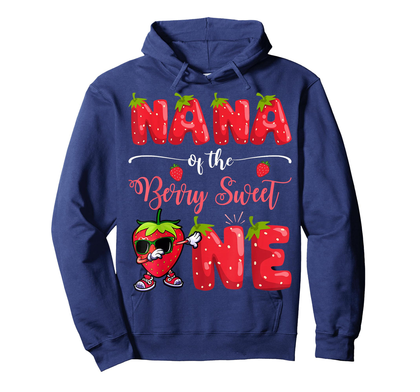 Nana Of The Berry Sweet One Strawberry Dabbing T-Shirt
