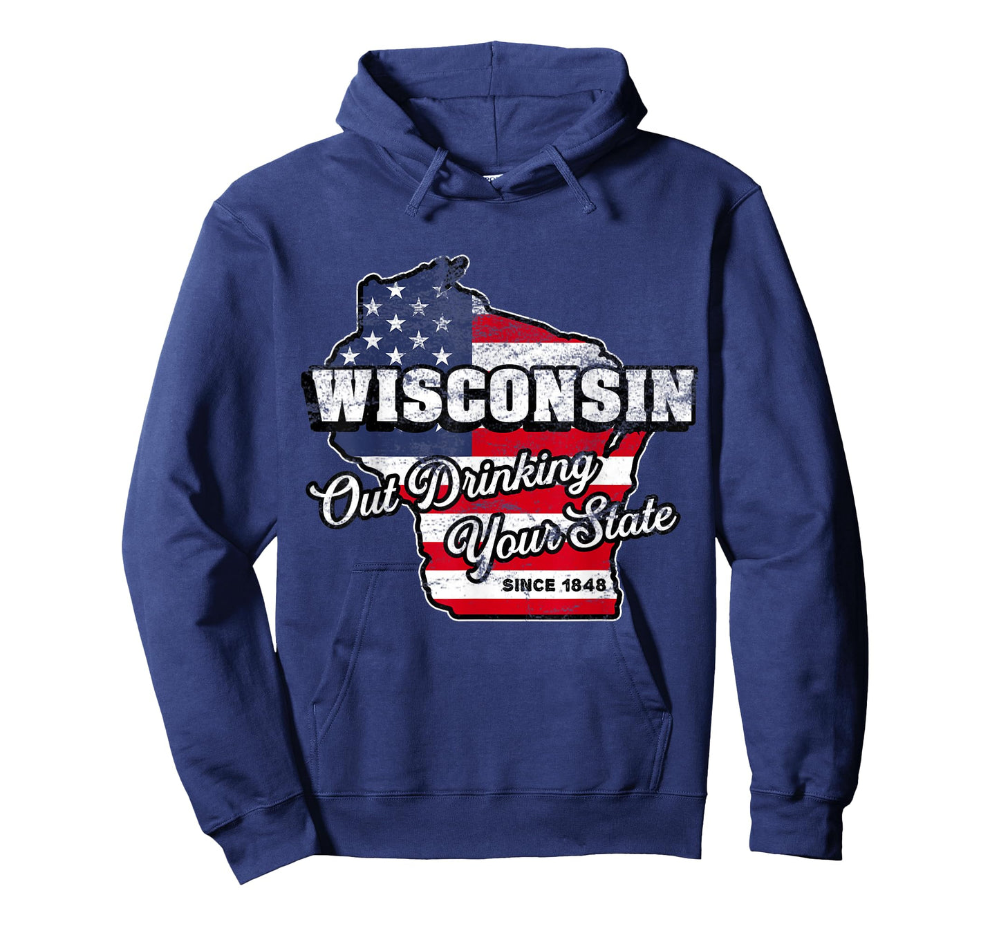 Out Drinking Your State Since 1848 I Beer Wisconsin Novelty T-Shirt