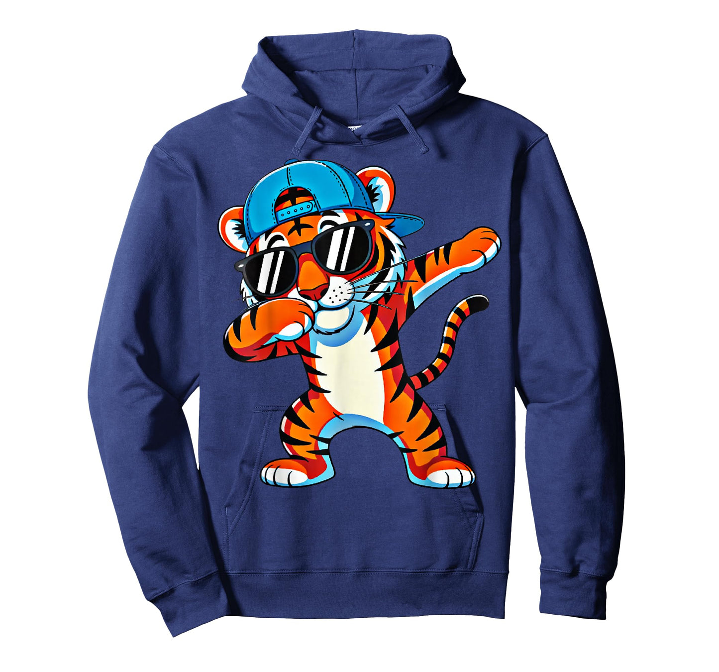 Cute Dabbing Tiger Men Toddler Boys Animal Print Kids T-Shirt