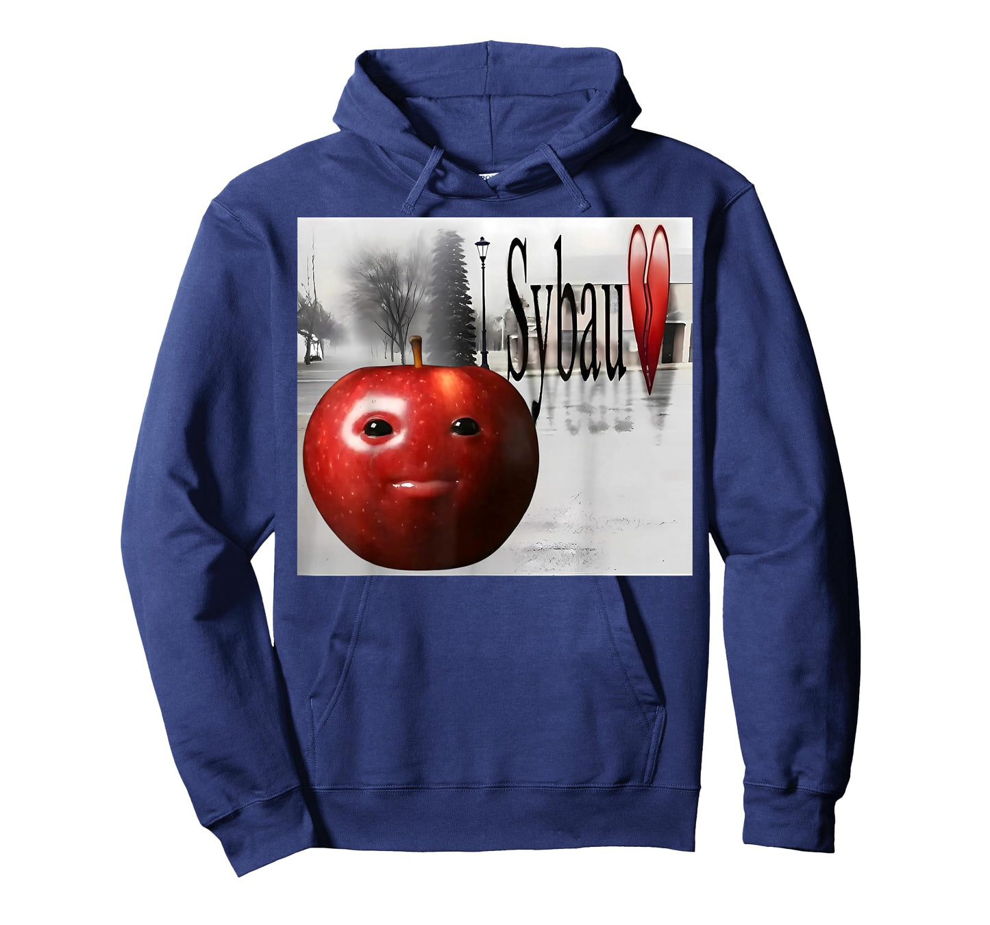 Funny SYBAU Silly AI Apple gen z Meme BrainRot Humor T-Shirt