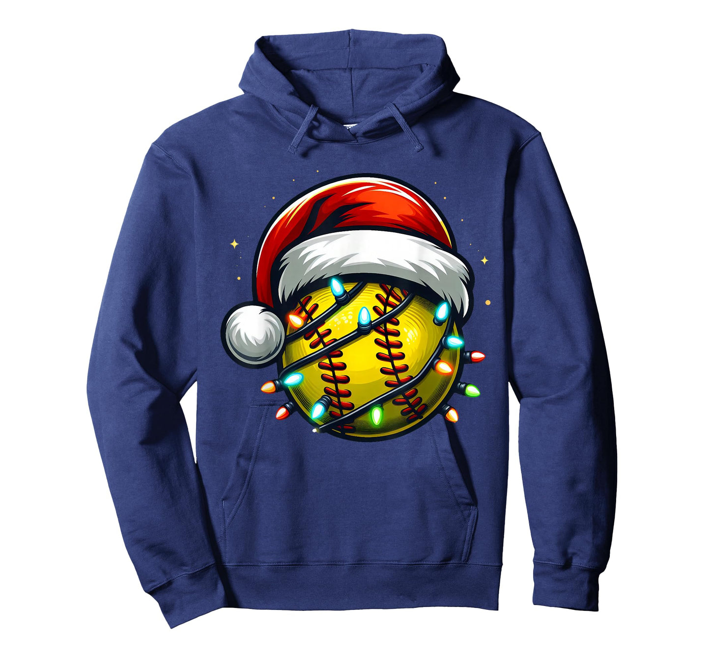 Christmas Softball Xmas Santa Softball Lover Boys Girls Kids T-Shirt