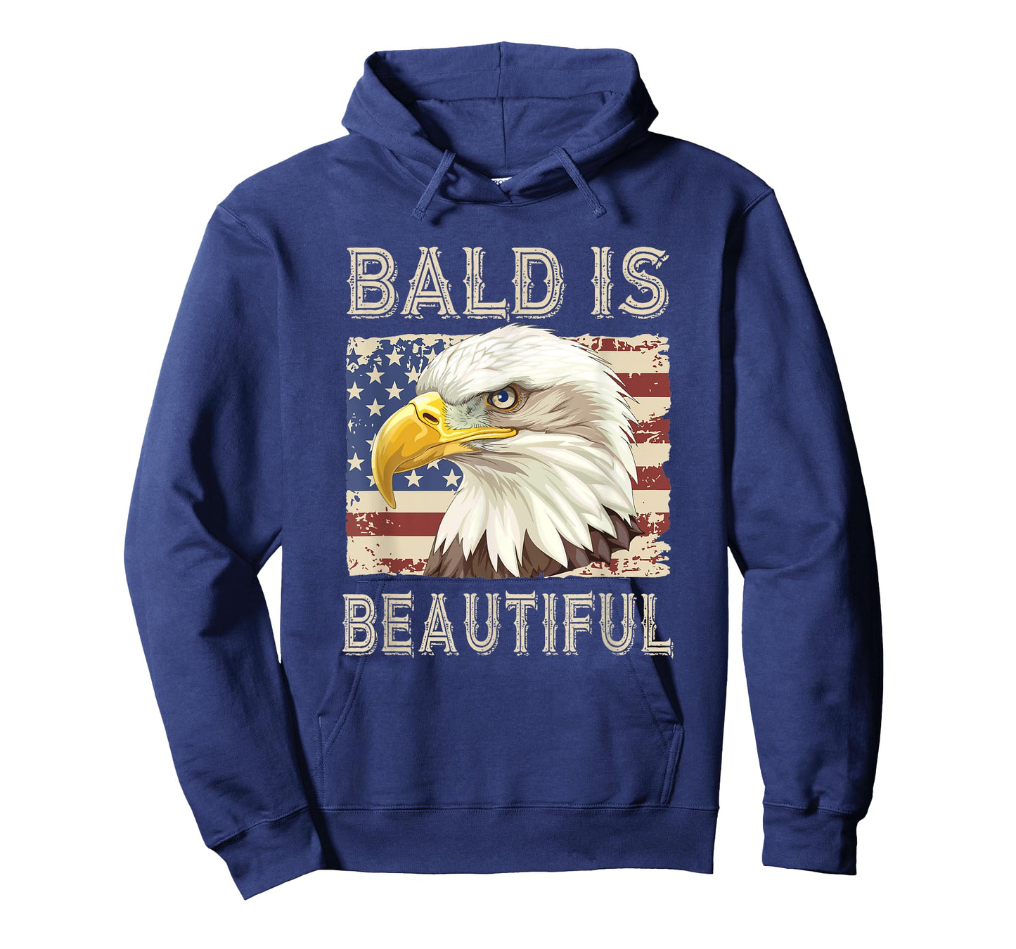 Bald Is Beautiful Bald Eagle T-Shirt