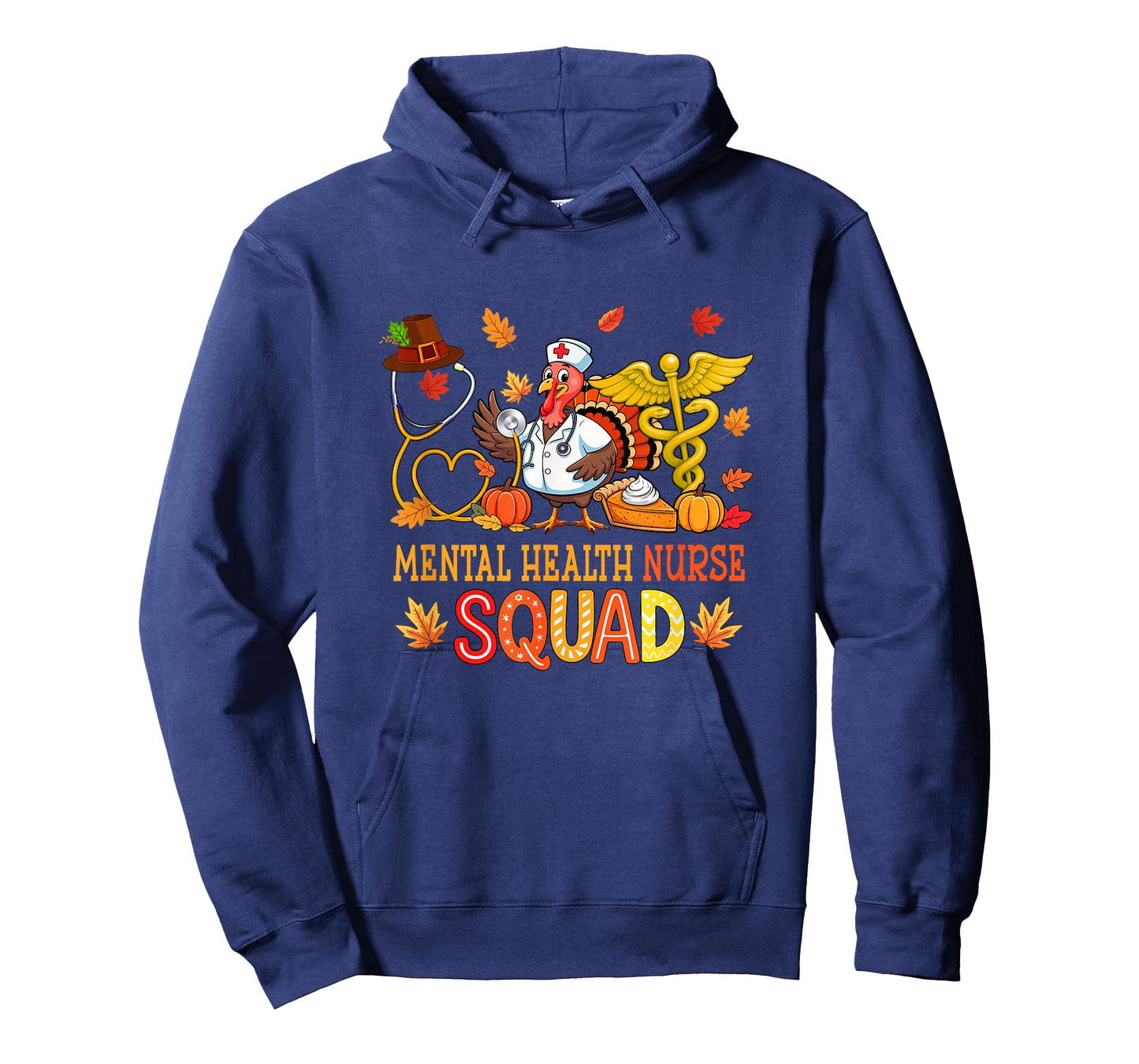Mental Health Nurse Squad Thanksgiving Nurse Tools Turkey T-Shirt