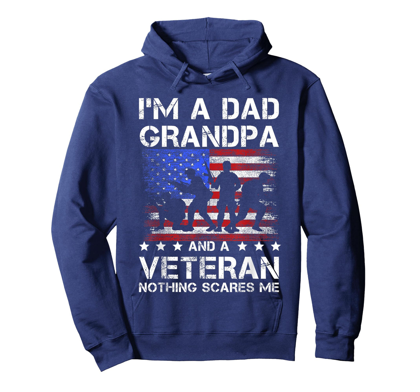 Dad grandpa veteran nothing scares fathers day veterans day T-Shirt